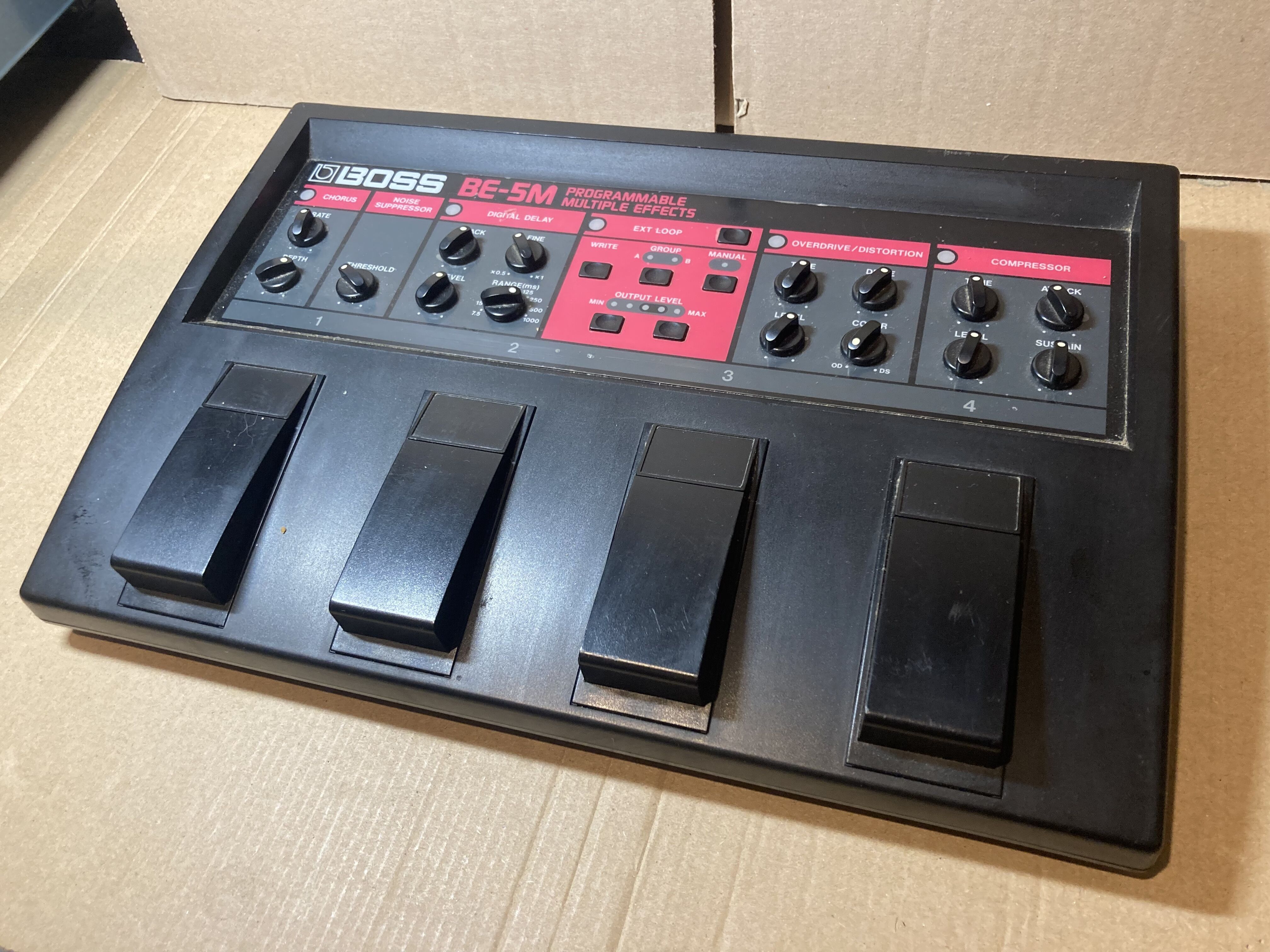 Pédalier Boss BE-5M - Multi-effet analogique Japon