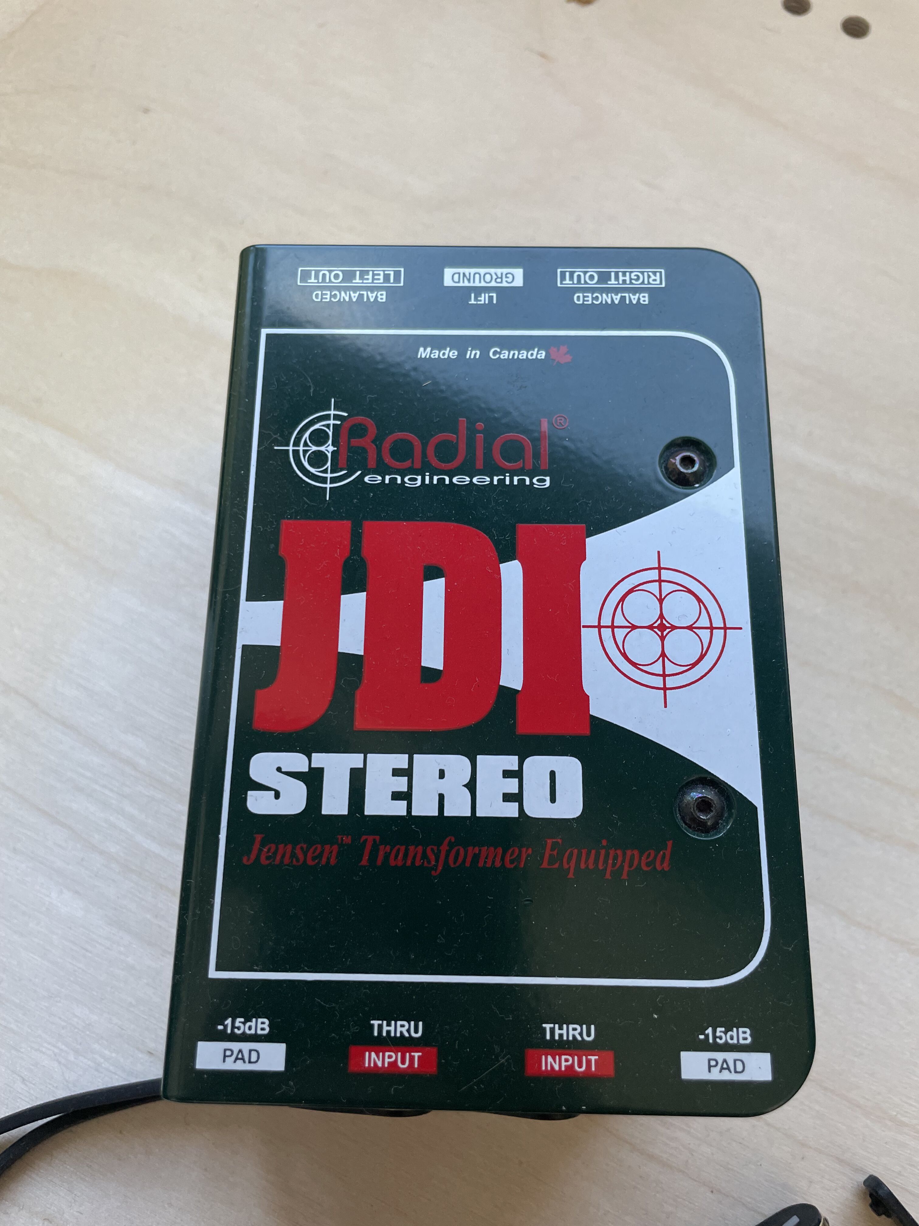 Vends Radial JDI stereo