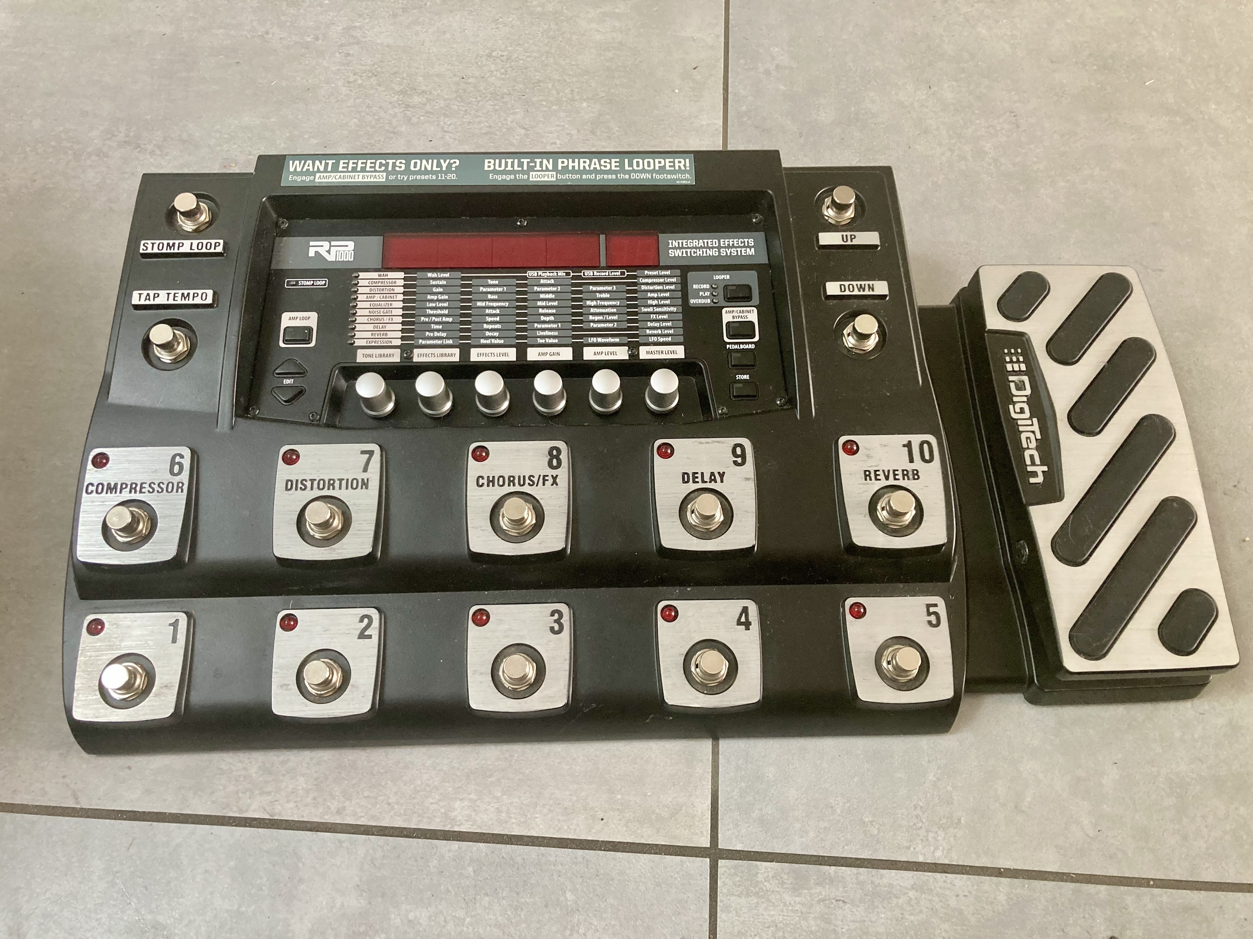Vends Digitech RP1000 complet avec Housse de transport Thomann