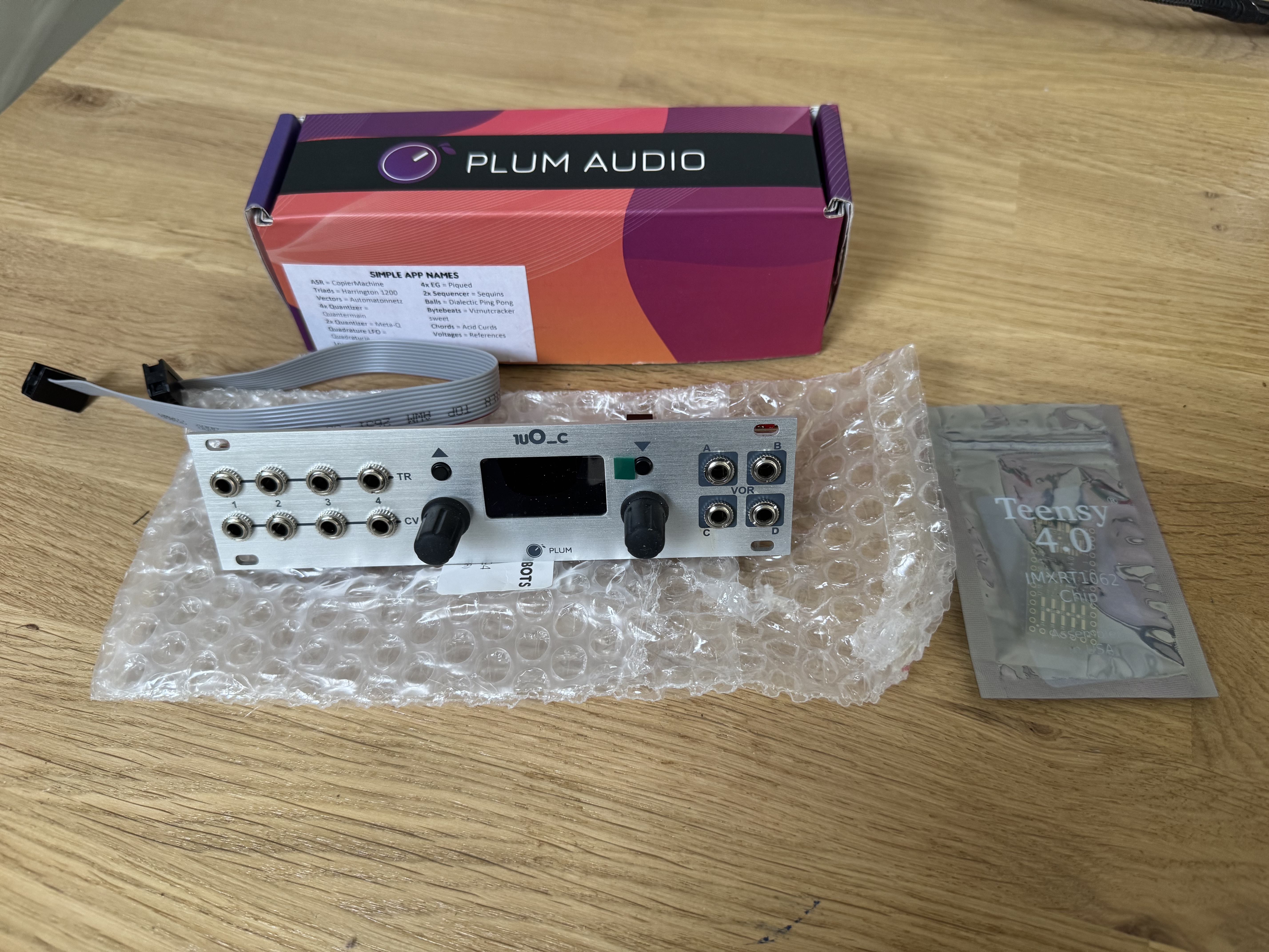 Module Eurorack 1U Plum Audio 4Robots de type Ornament and Crime à réparer