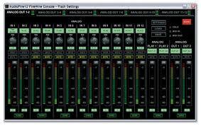 Console audiofire