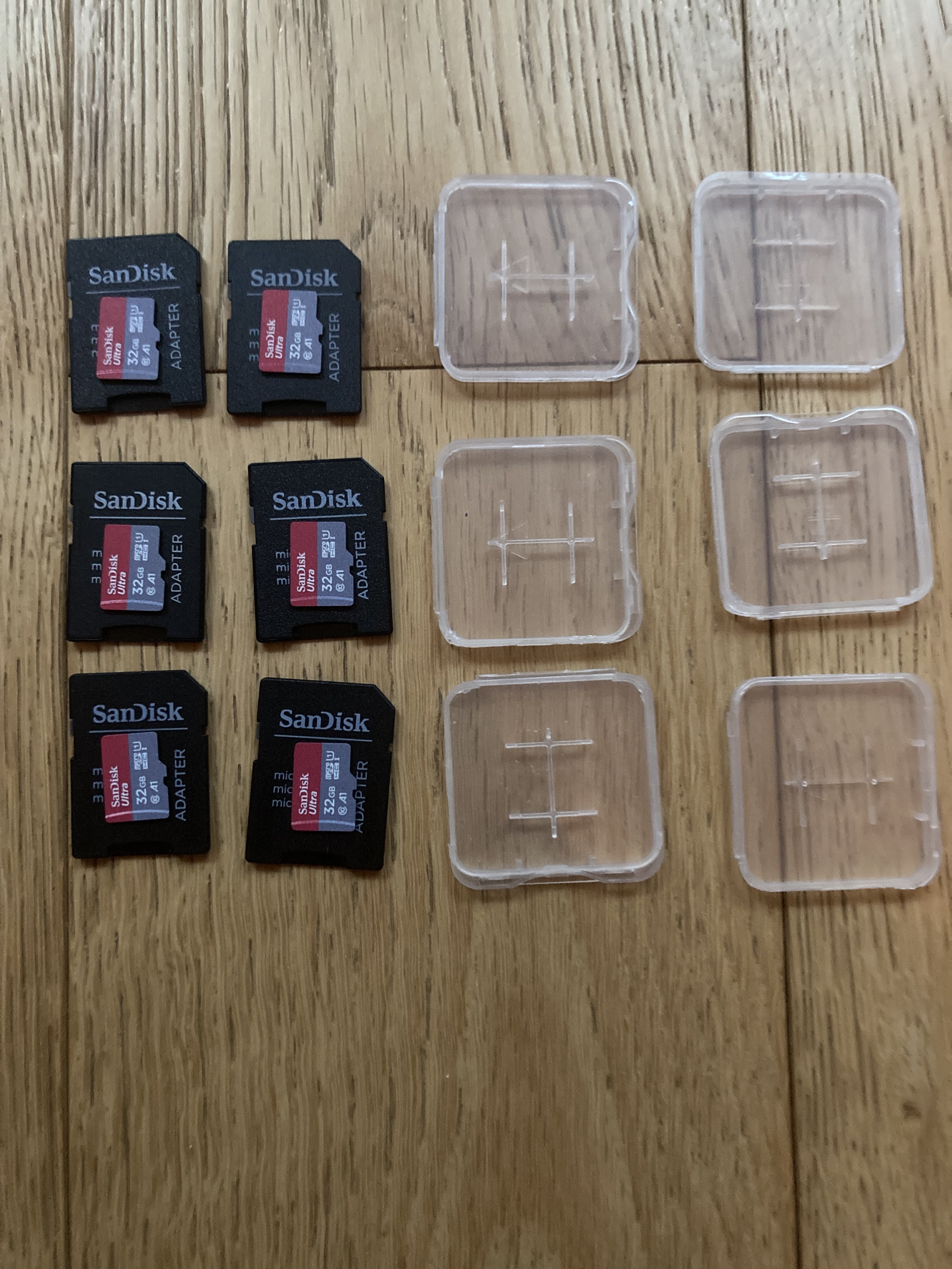 6 cartes microSD SanDisk Ultra 32 Go