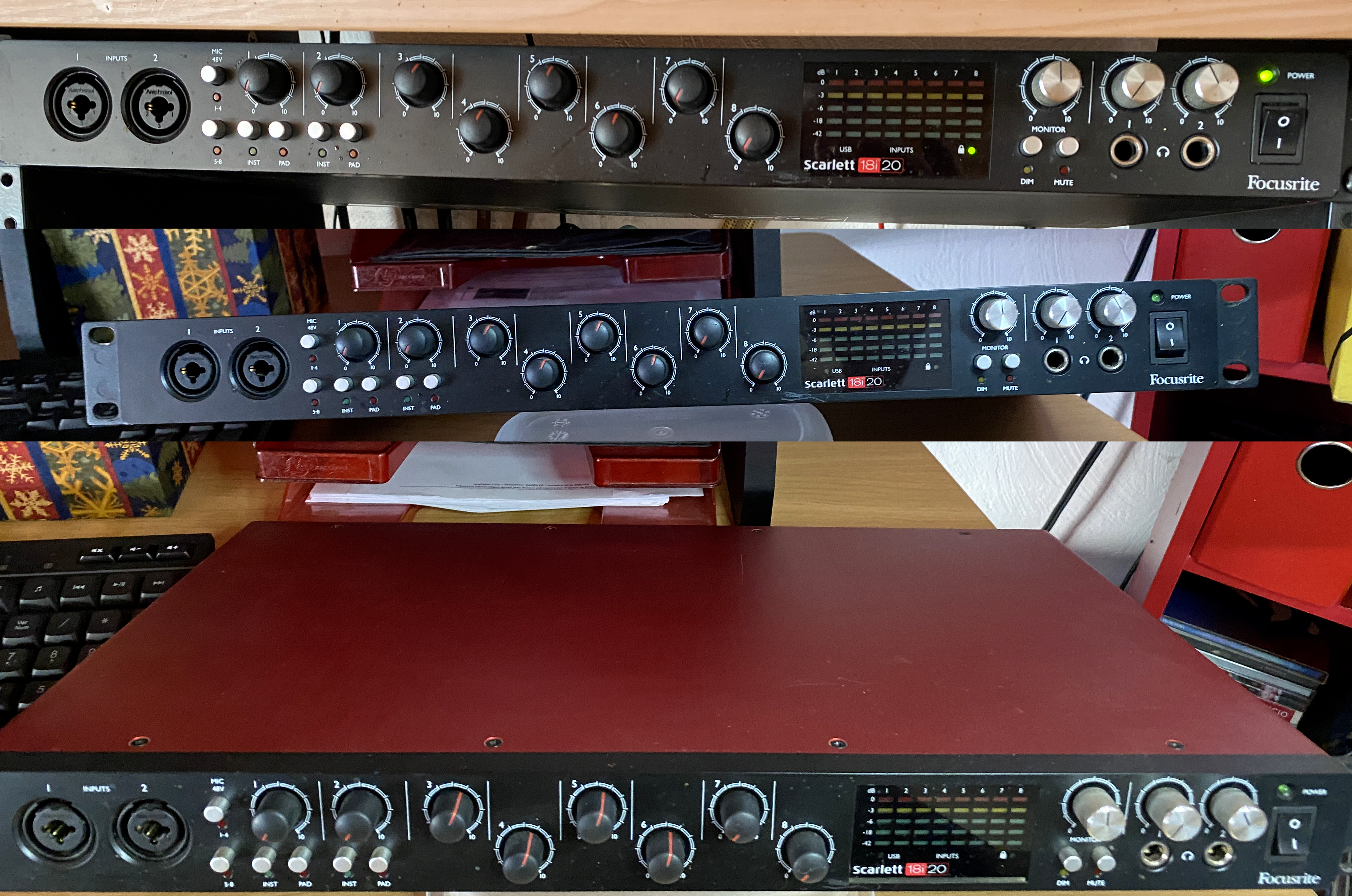 Vends ma Focusrite Scarlett2 18i20 car changement de configuration