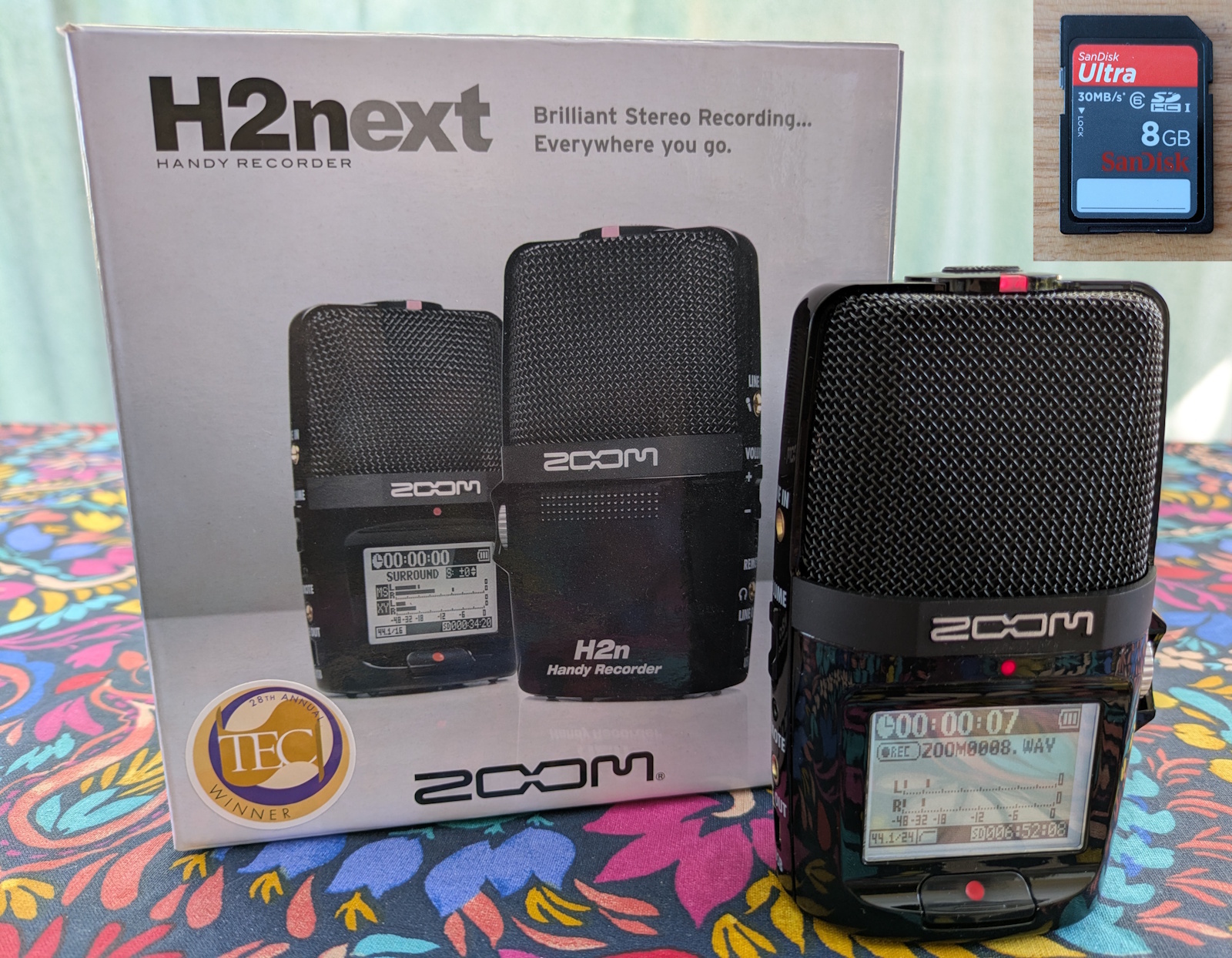Vends Enregistreur audio portable Zoom H2n