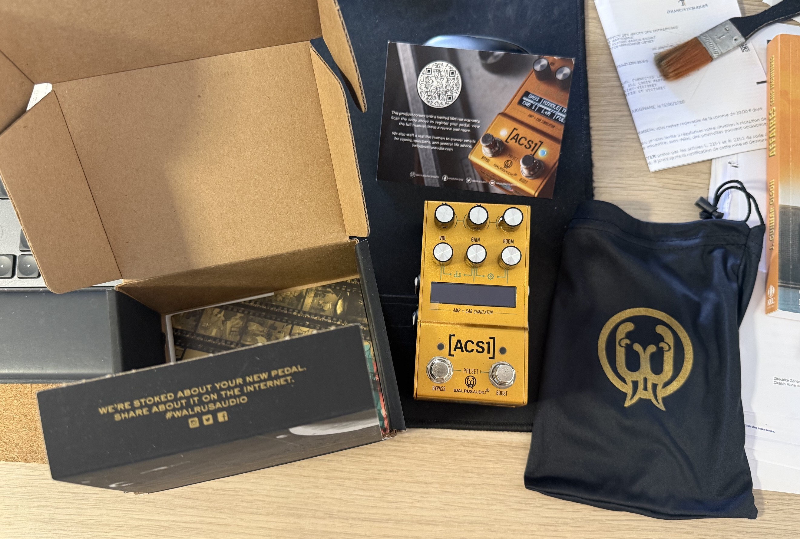 Walrus Audio ACS1 V2 (Amp & Cab Simulator) — État quasi neuf (Servi 2 fois)