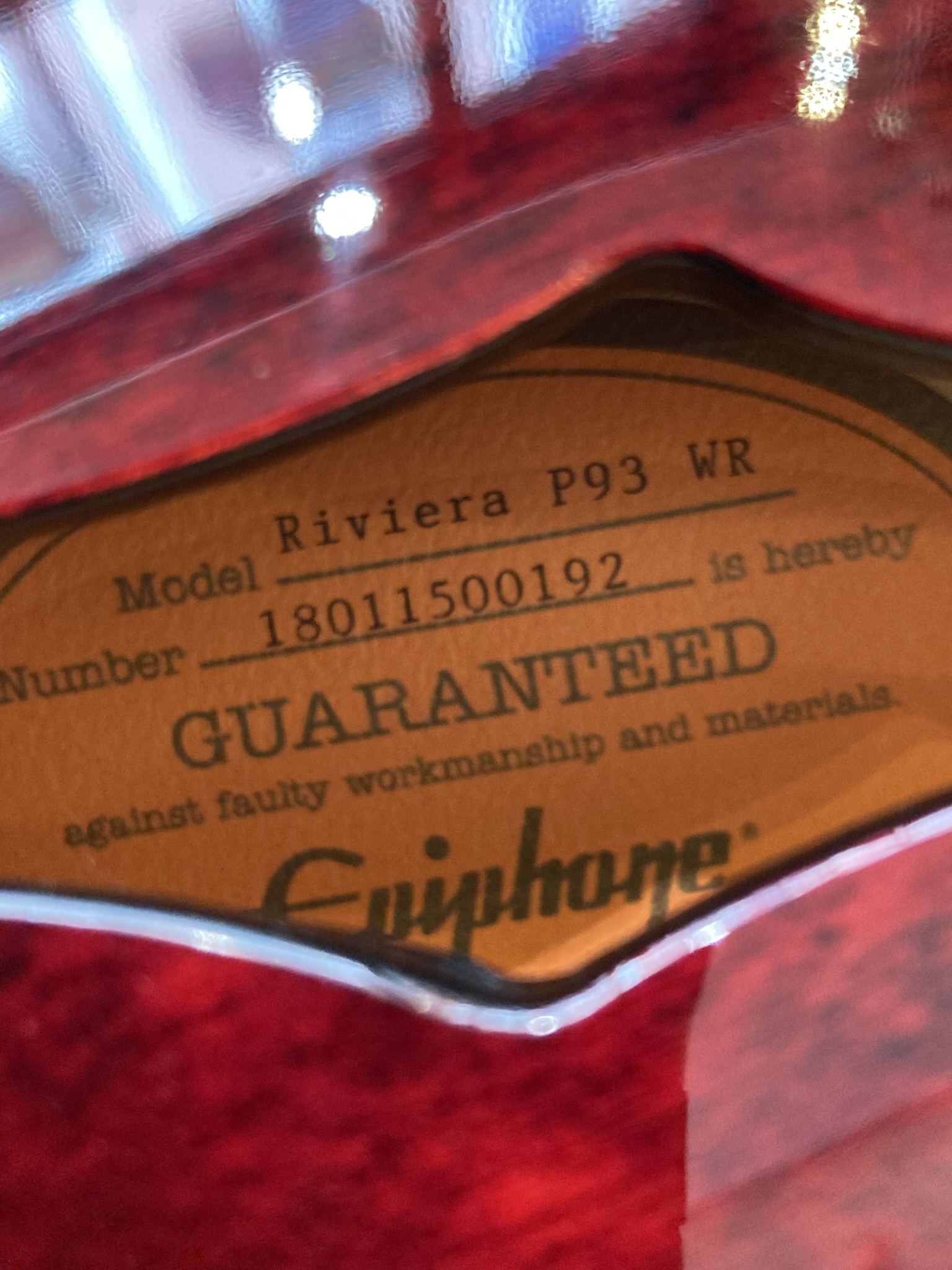 Epiphone Riviera Custom P93 (67522)