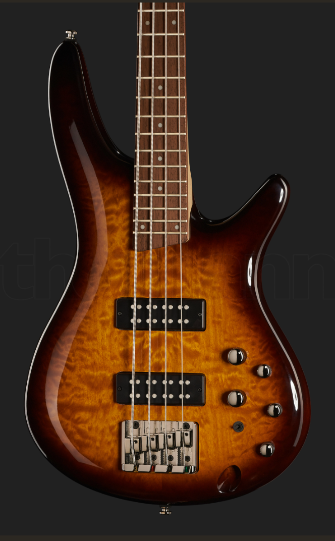 Ibanez face fond noir