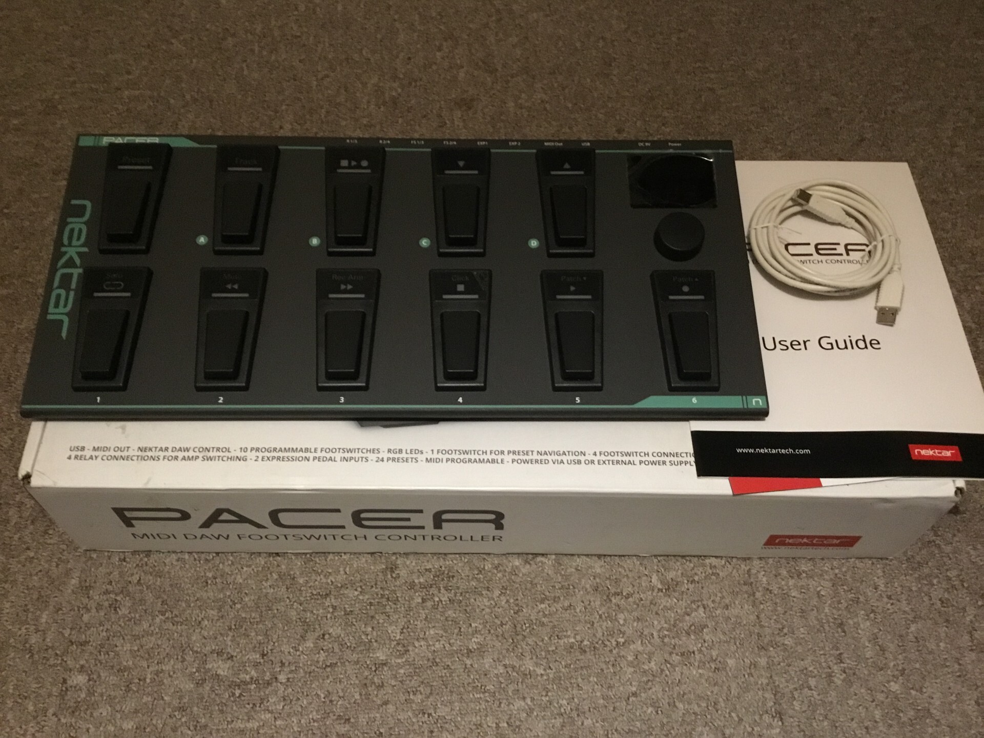 Vends Nektar Pacer Pédales/pédaliers MIDI