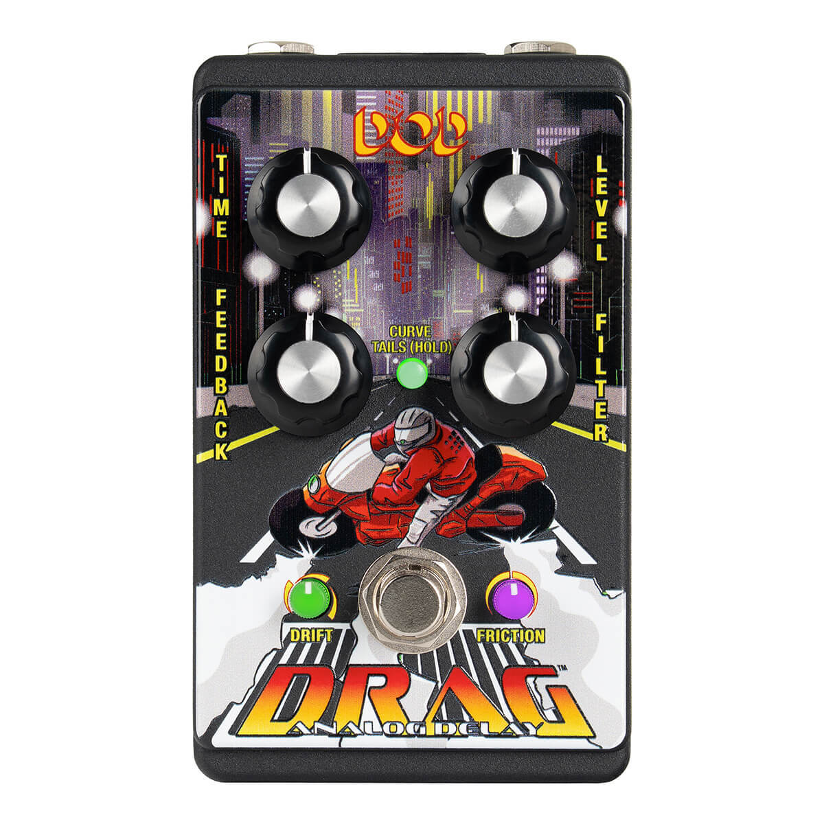 Drag Time Warping Analog Delay