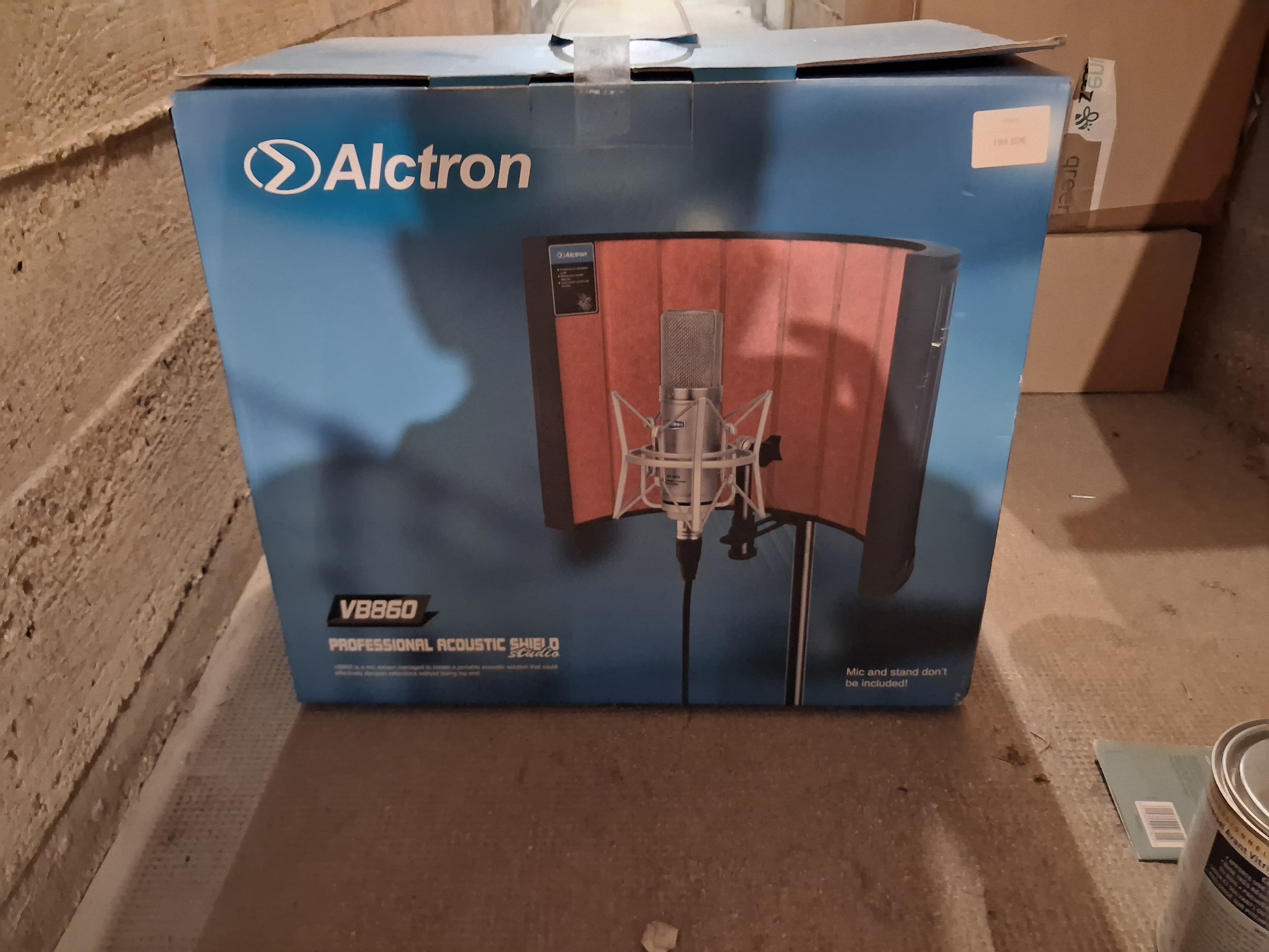  ALCTRON VB860 - Ecran Acoustique pour pro pour microphone