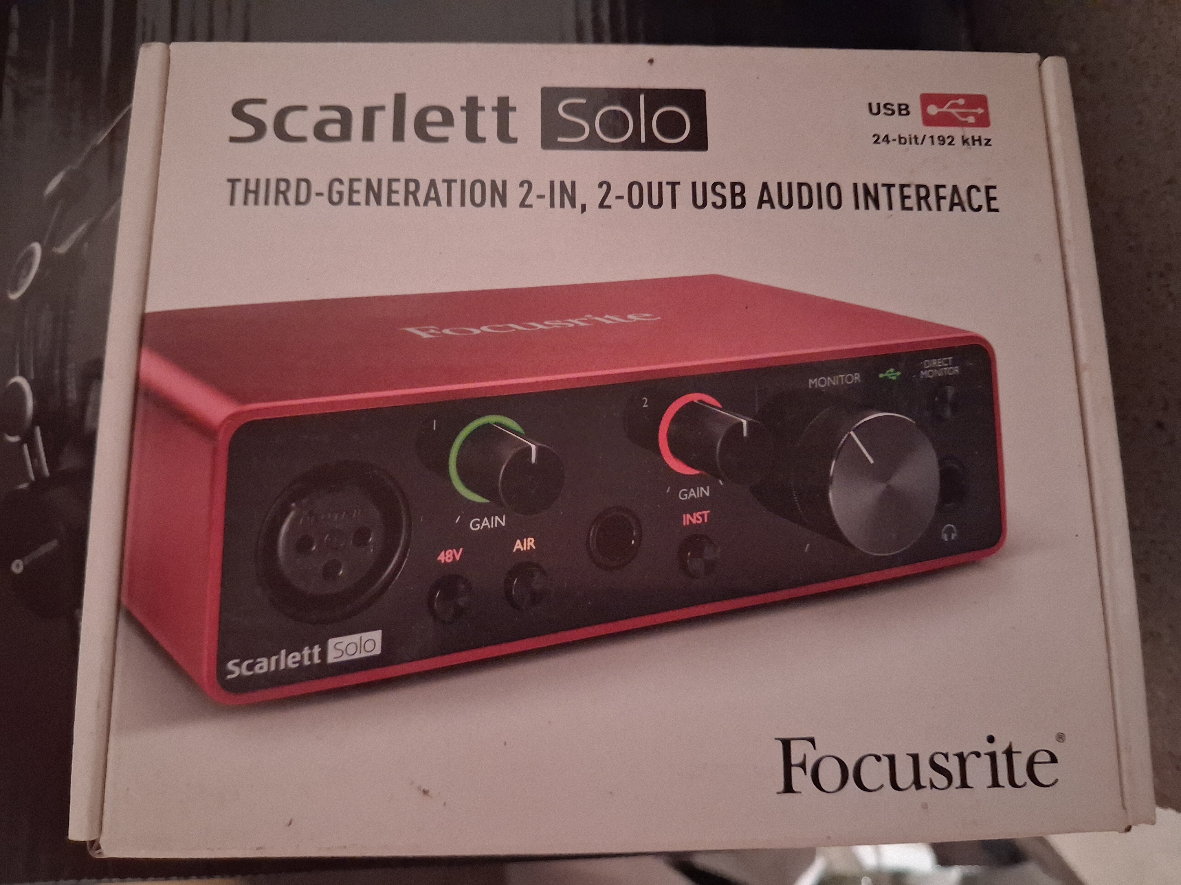 Focusrite Scarlett Solo 3rd Gen – Interface audio USB