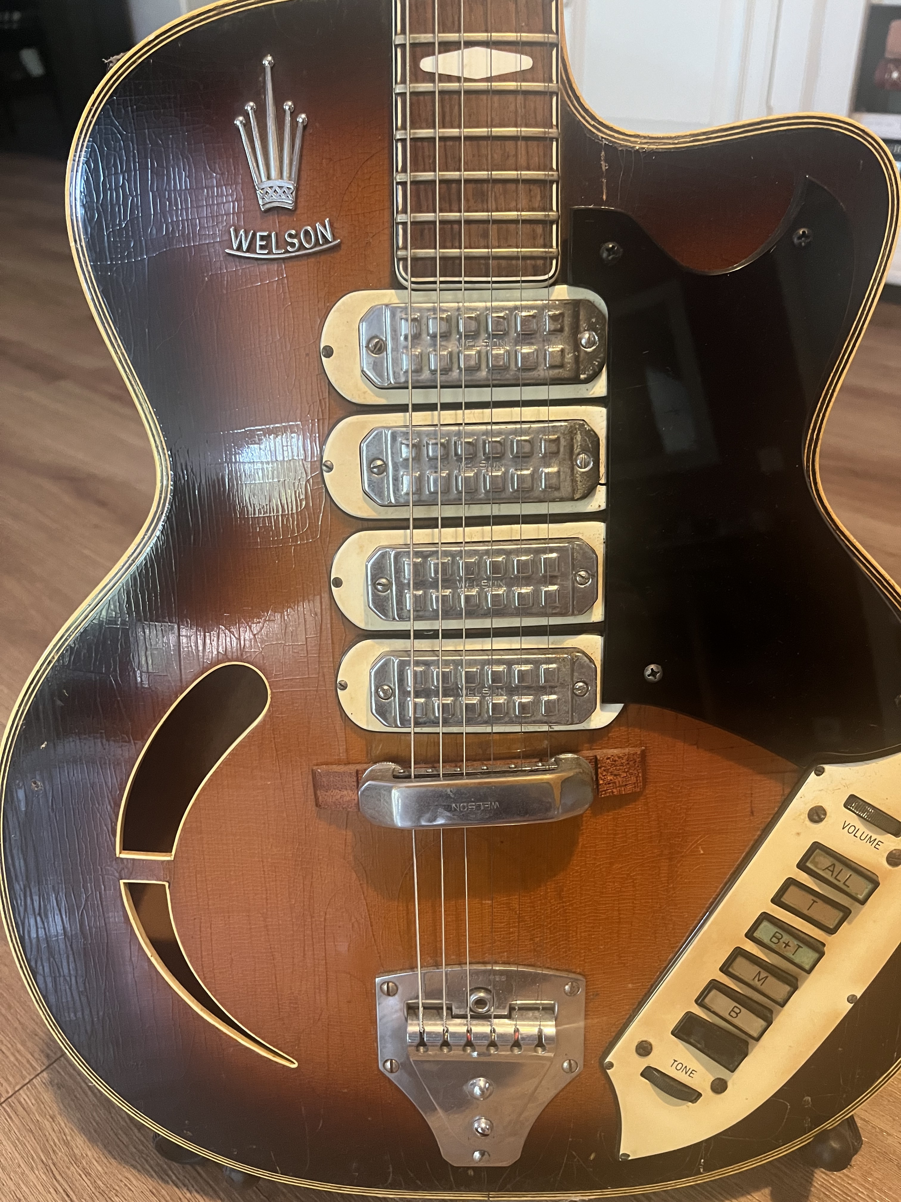 Guitare collection Welson 60's