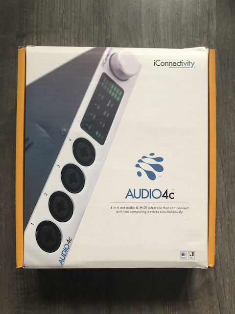 iConnectivity Audio 4c interface audio 4i/4o pour 2 appareils simultanés
