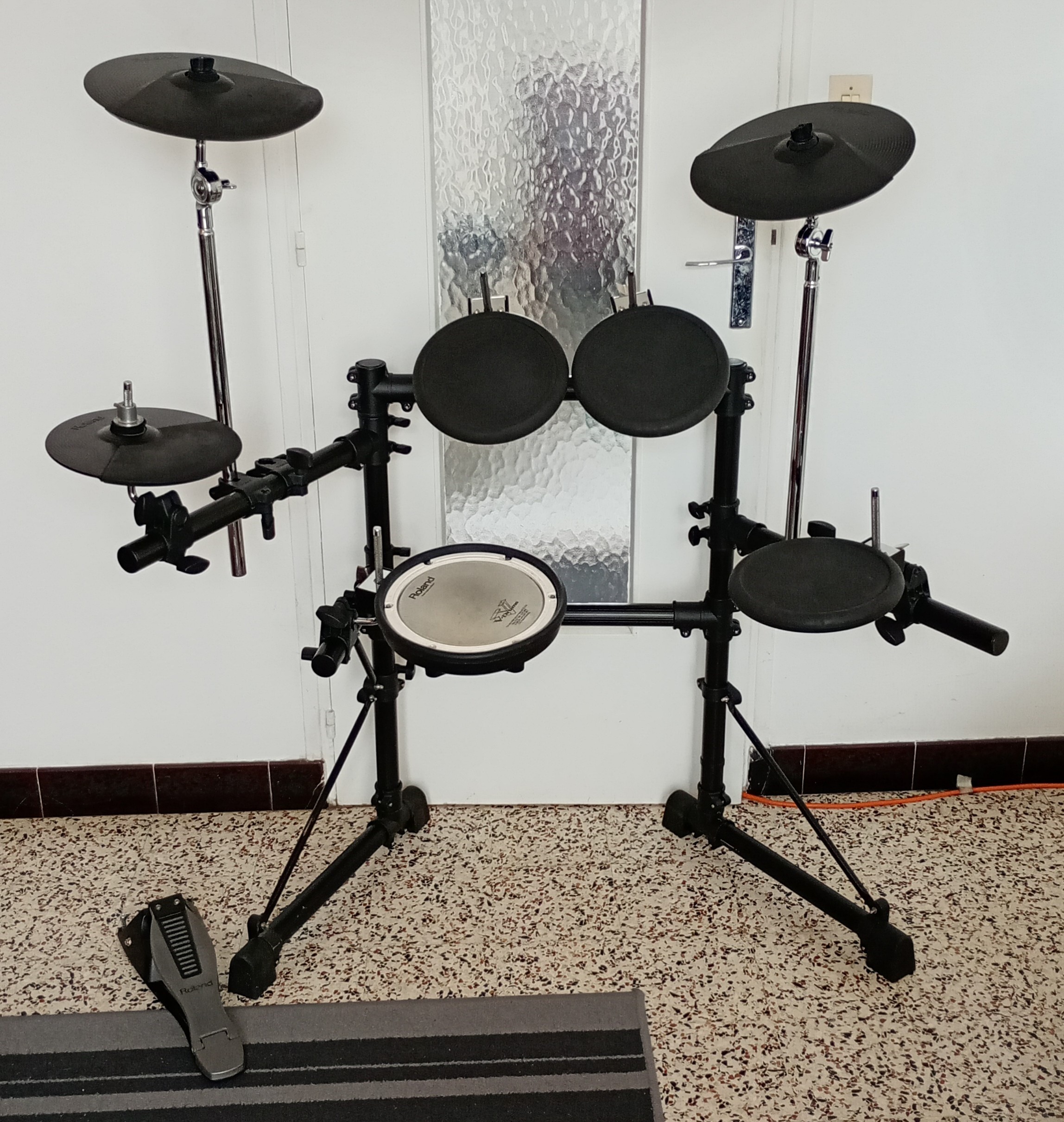 Lot Éléments Batterie Électronique (pads + rack) Roland TD-3