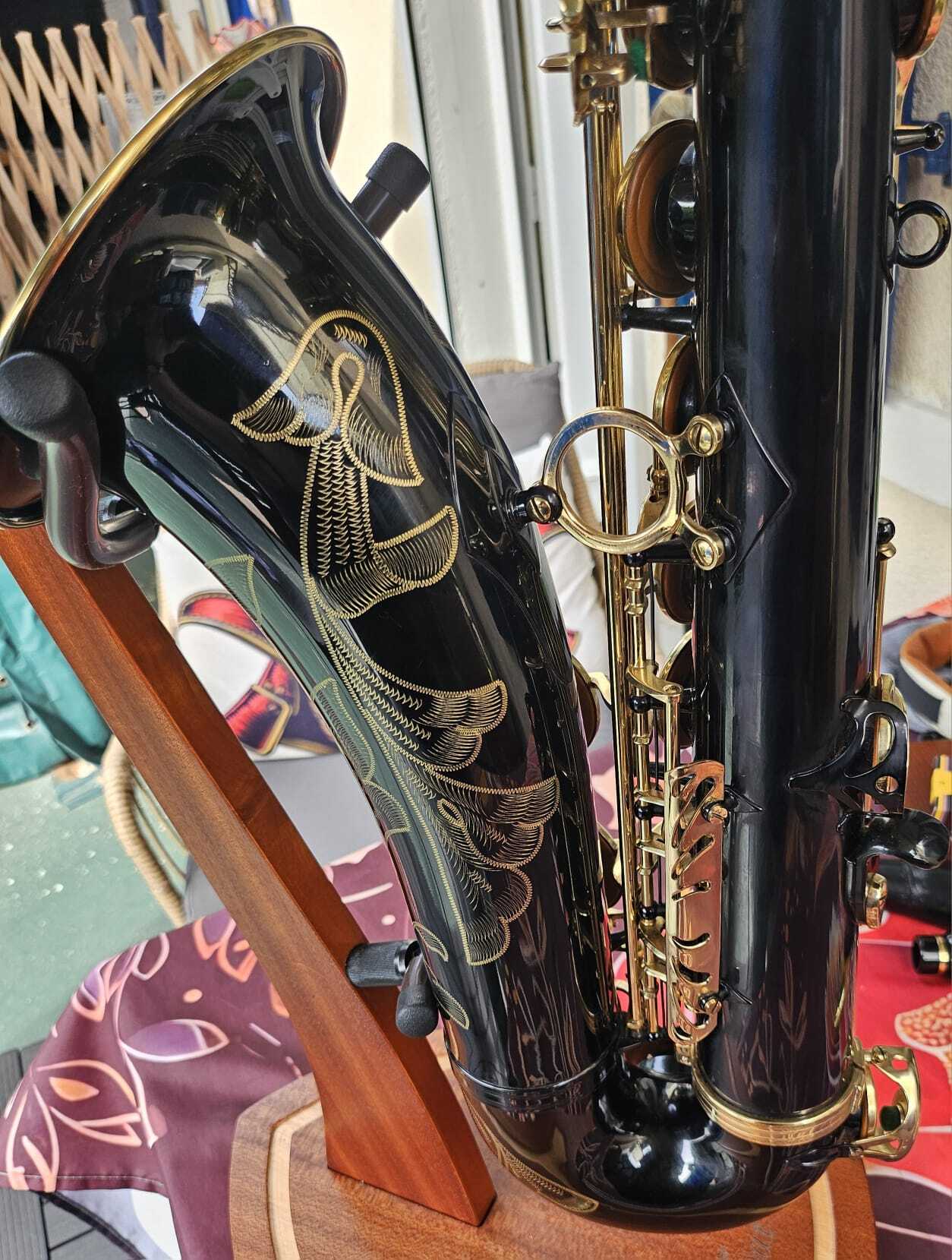 Saxophone Selmer Ténor Super Action II finition vernis Noir 