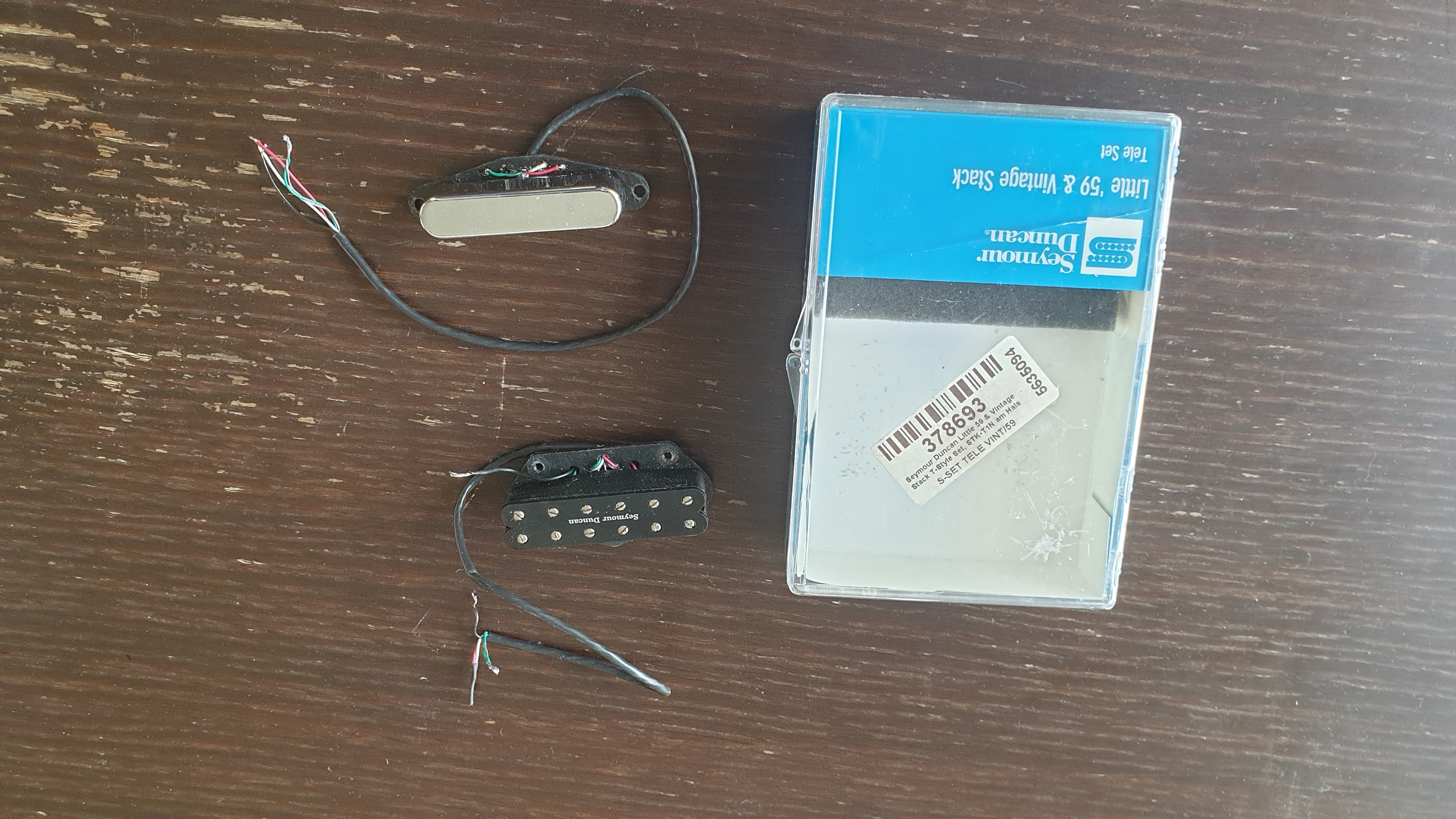 Vends Seymour Duncan Little '59 Tele (+ STK-T1N Vintage Tele HS)
