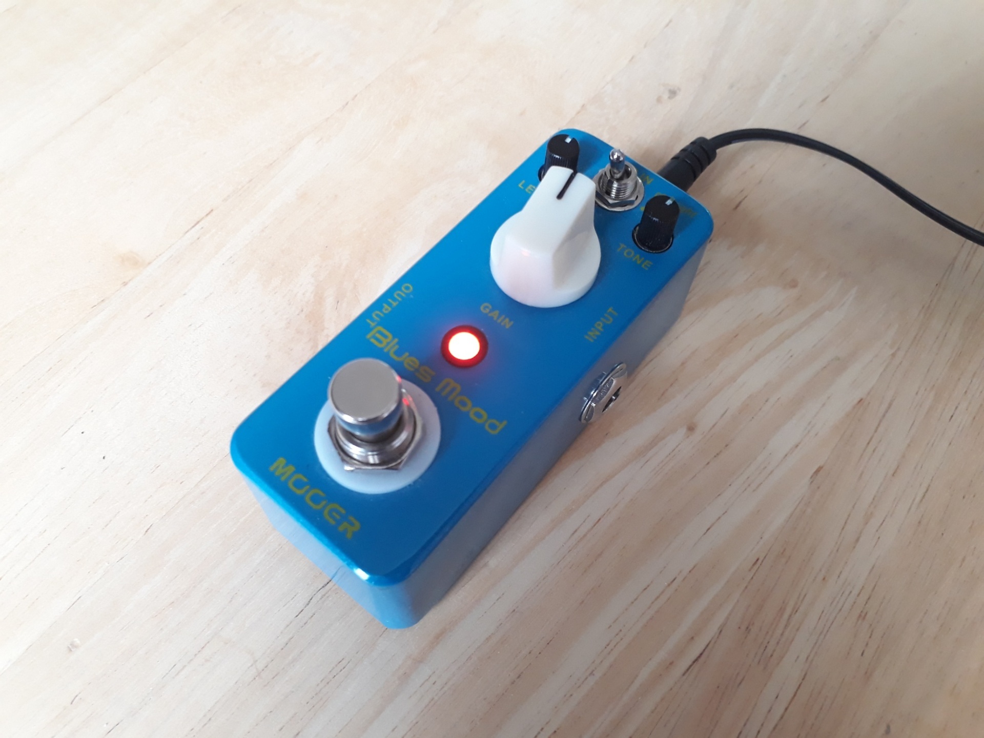 Pédale overdrive Mooer Blues Mood (proche Boss BD-2)