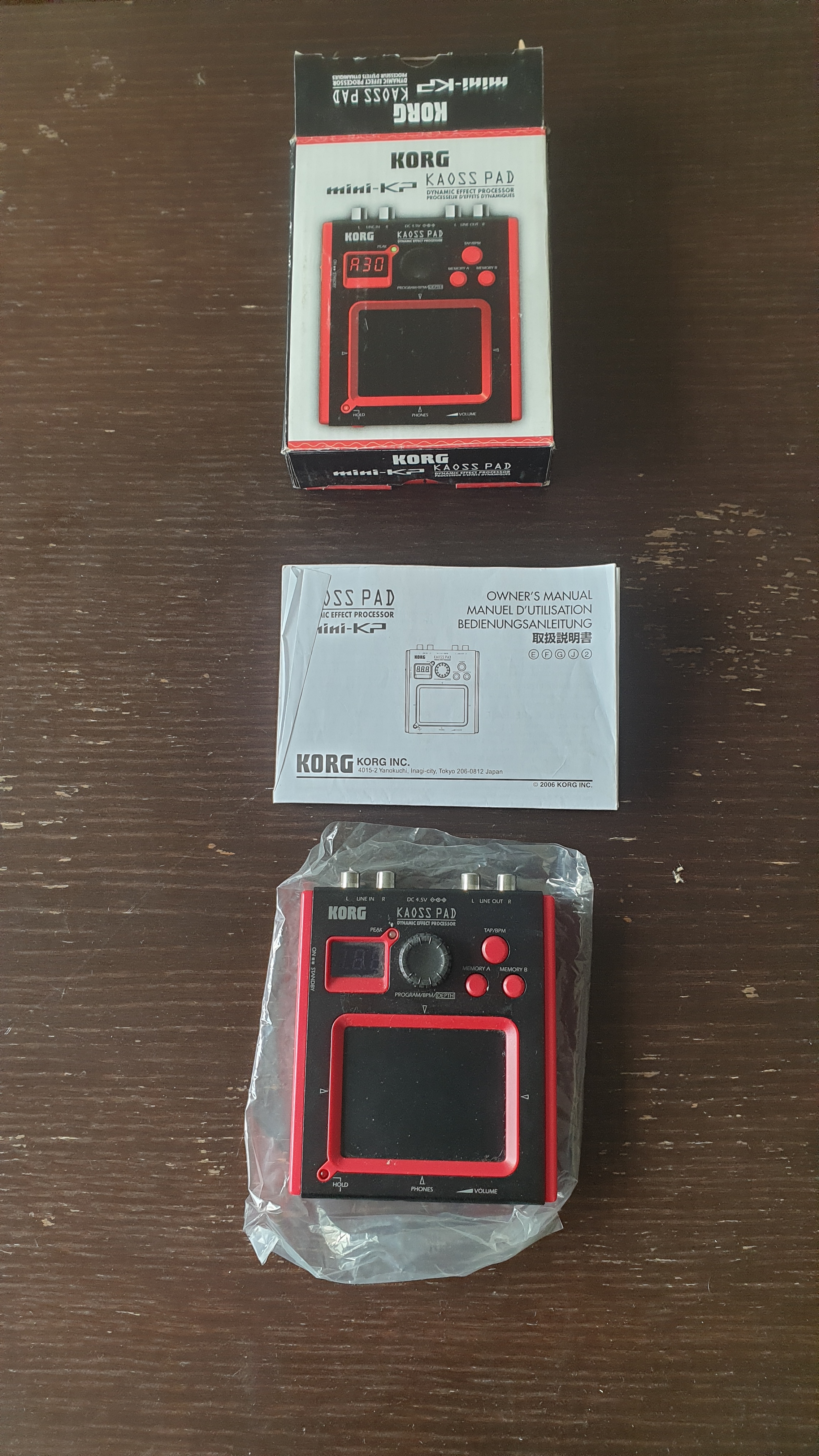 Vends Korg MiniKP Kaoss Pad