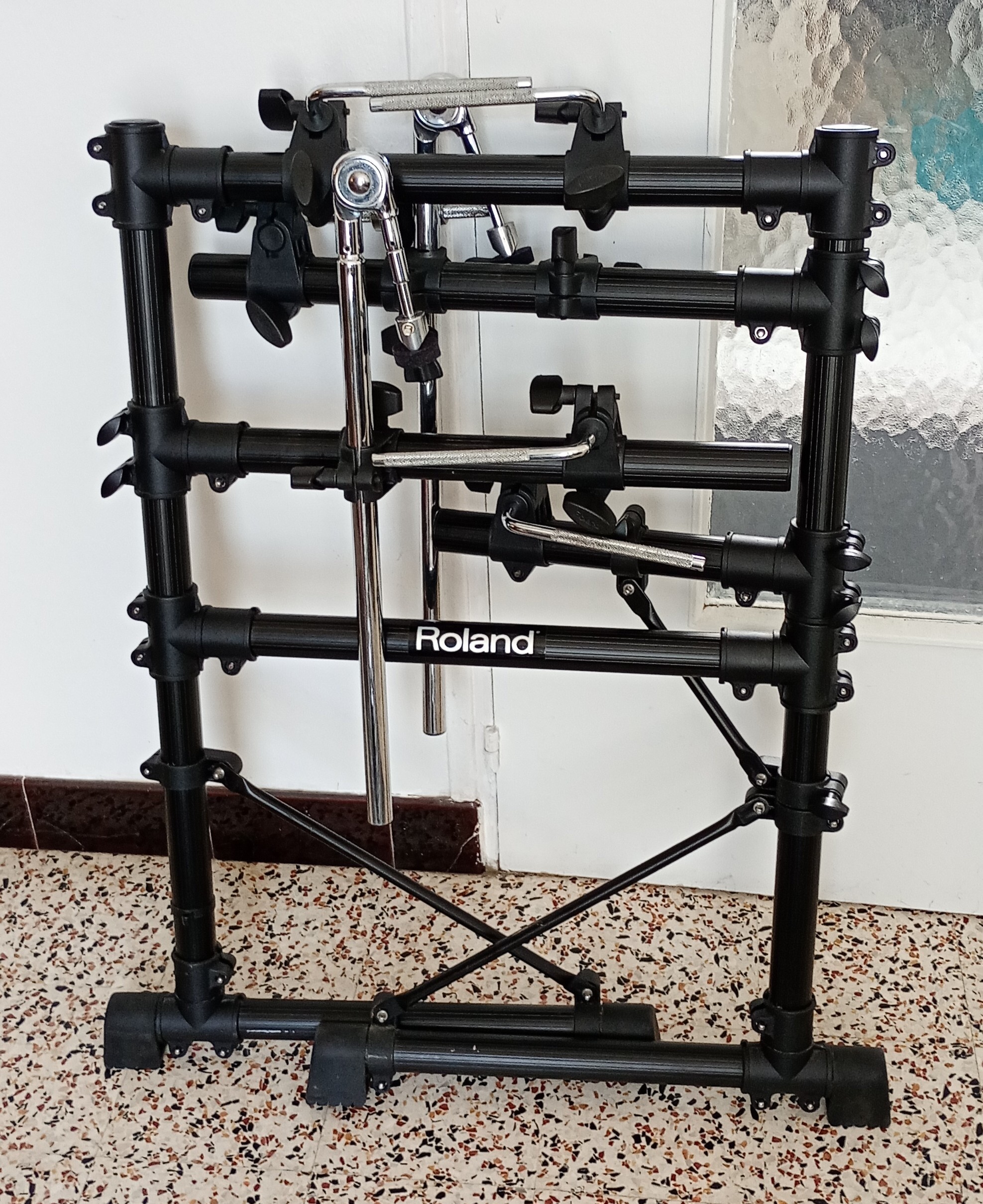 Lot Éléments Batterie Électronique (pads + rack) Roland TD-3