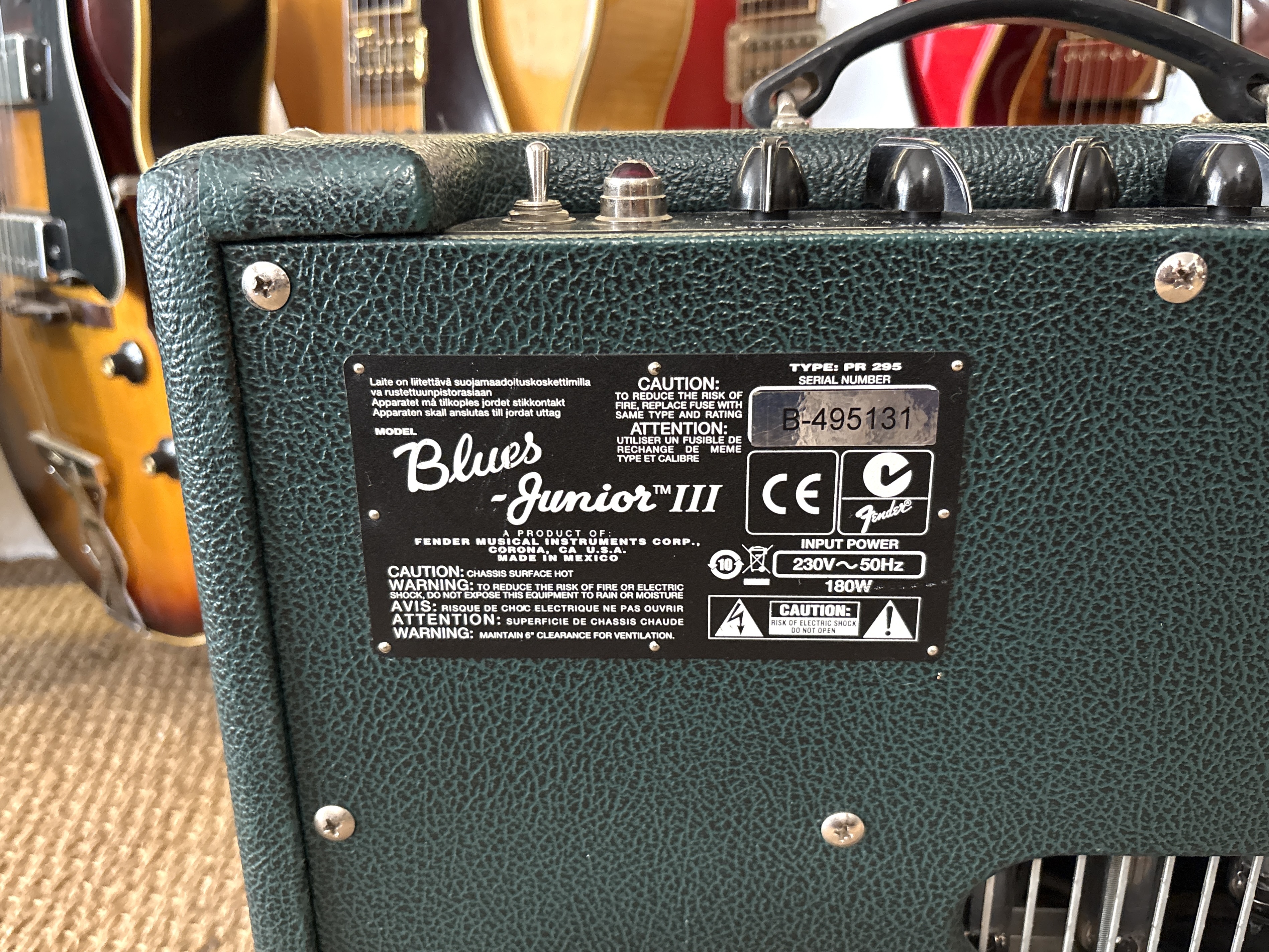 Fender Blues Junior III "Emerald Green" (80931)