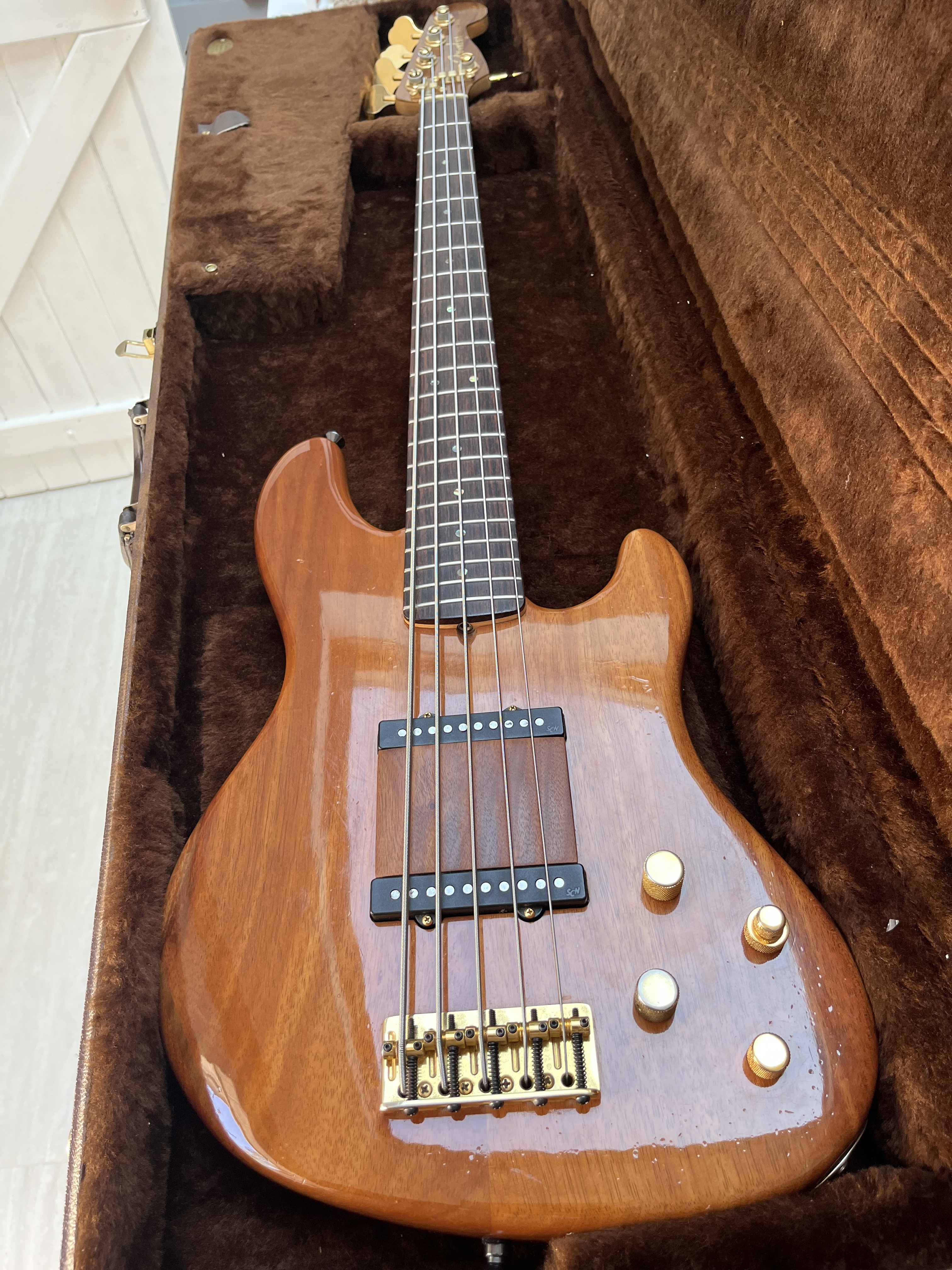 Fender Victor Bailey Jazz Bass V , modèle Signature. 