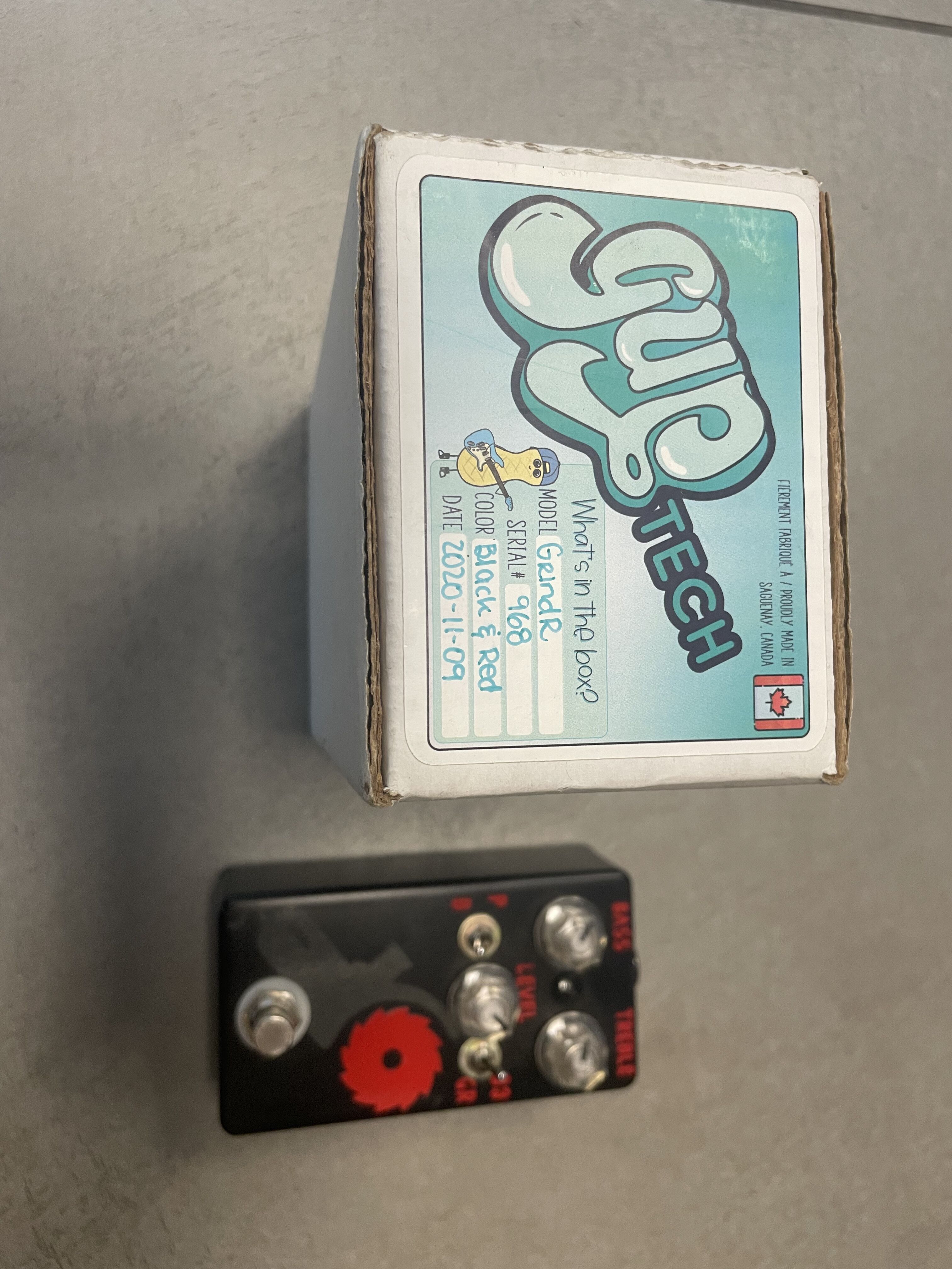 Vends pédale boost Guptech GrindR