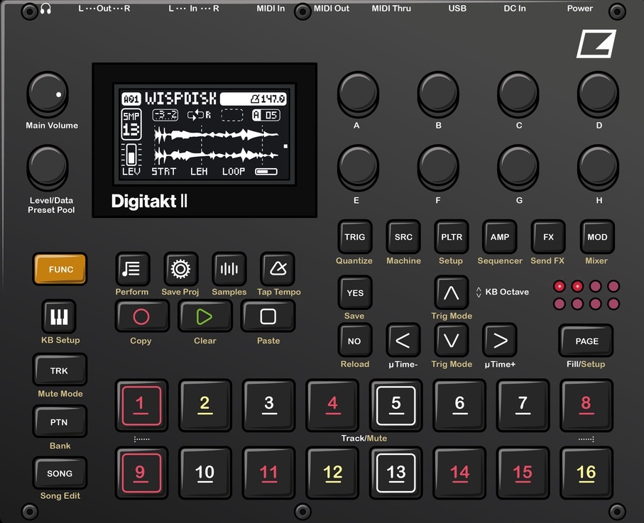  VENDS NEUVE Elektron Digitakt II avec facture, accessoires et BONUS 