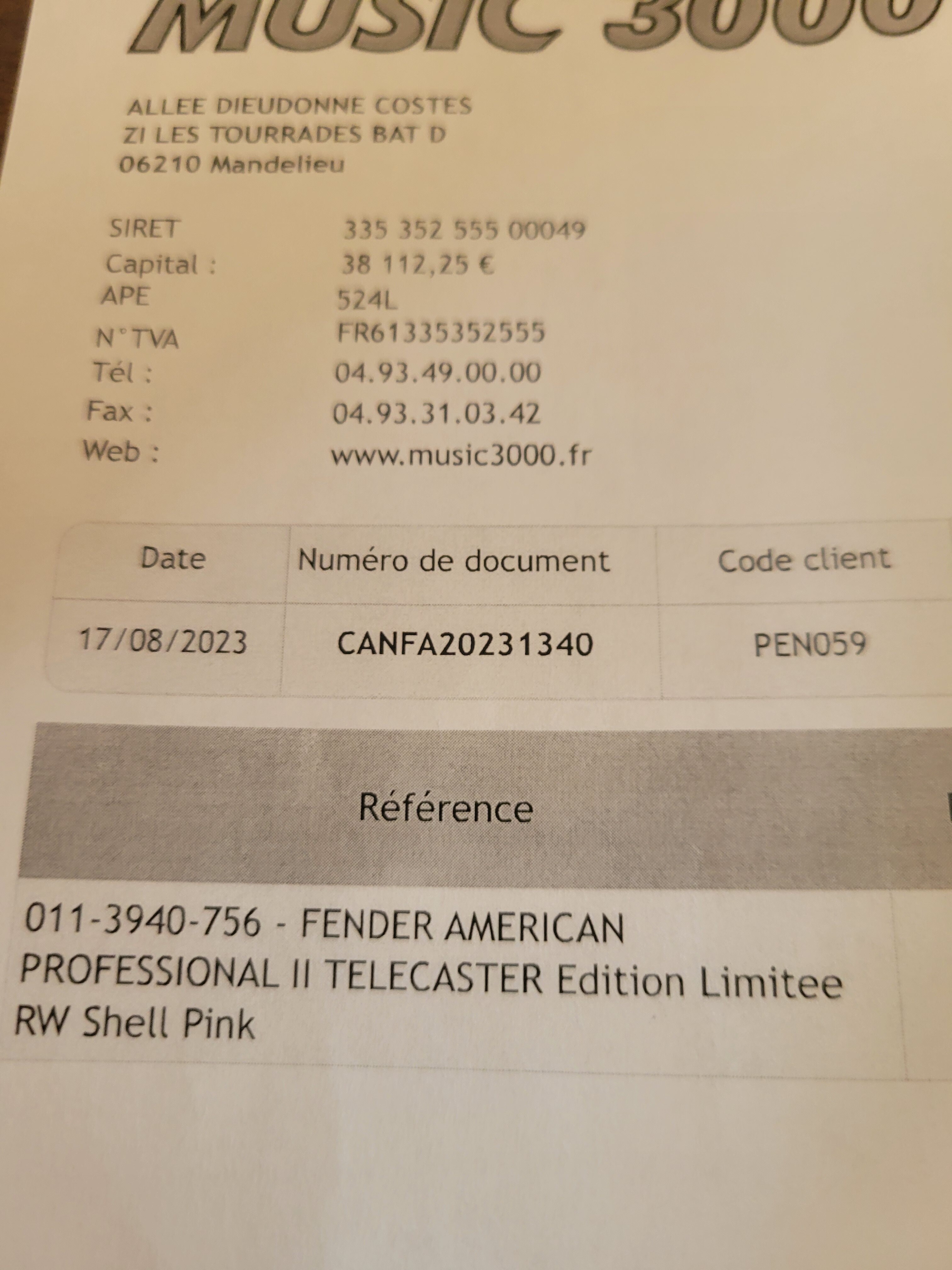 Fender American Professional II Telecaster (53646)
