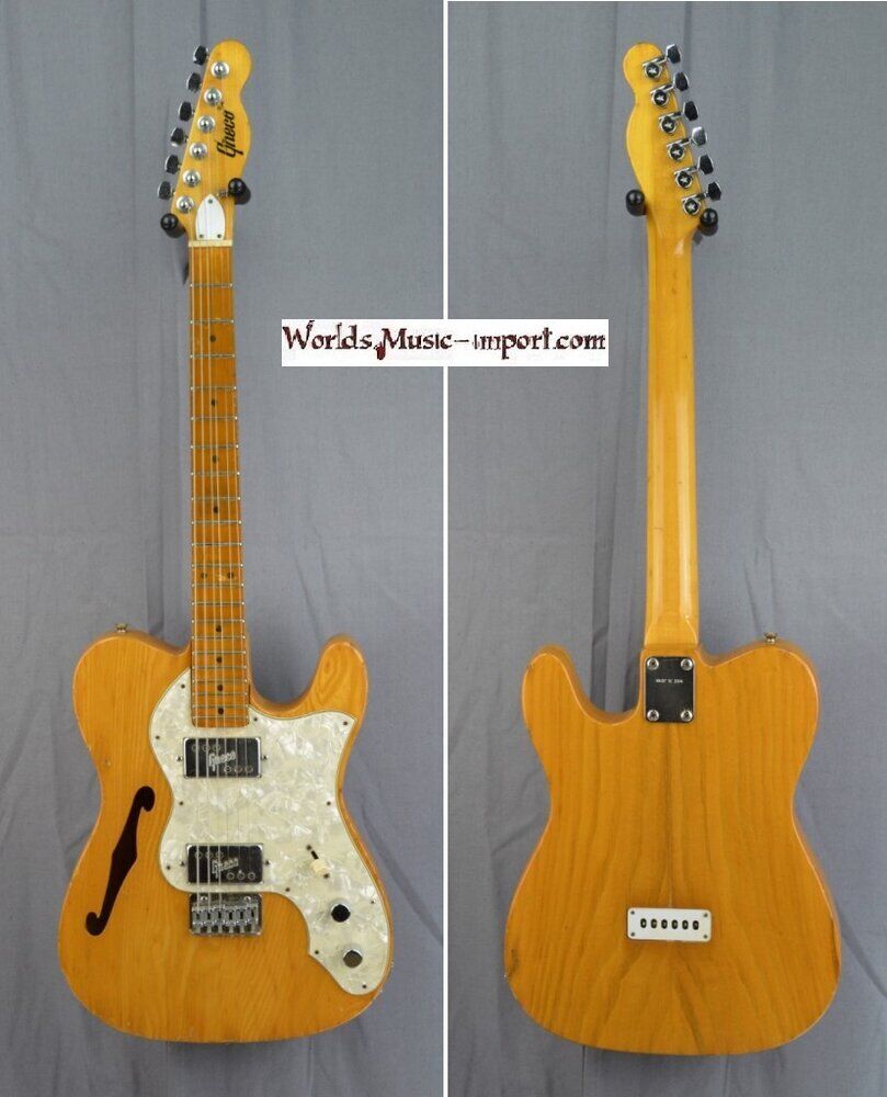 GRECO Telecaster Thinline TE-500 Ash Nat 1973 japon
