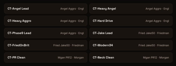 Presets Presets