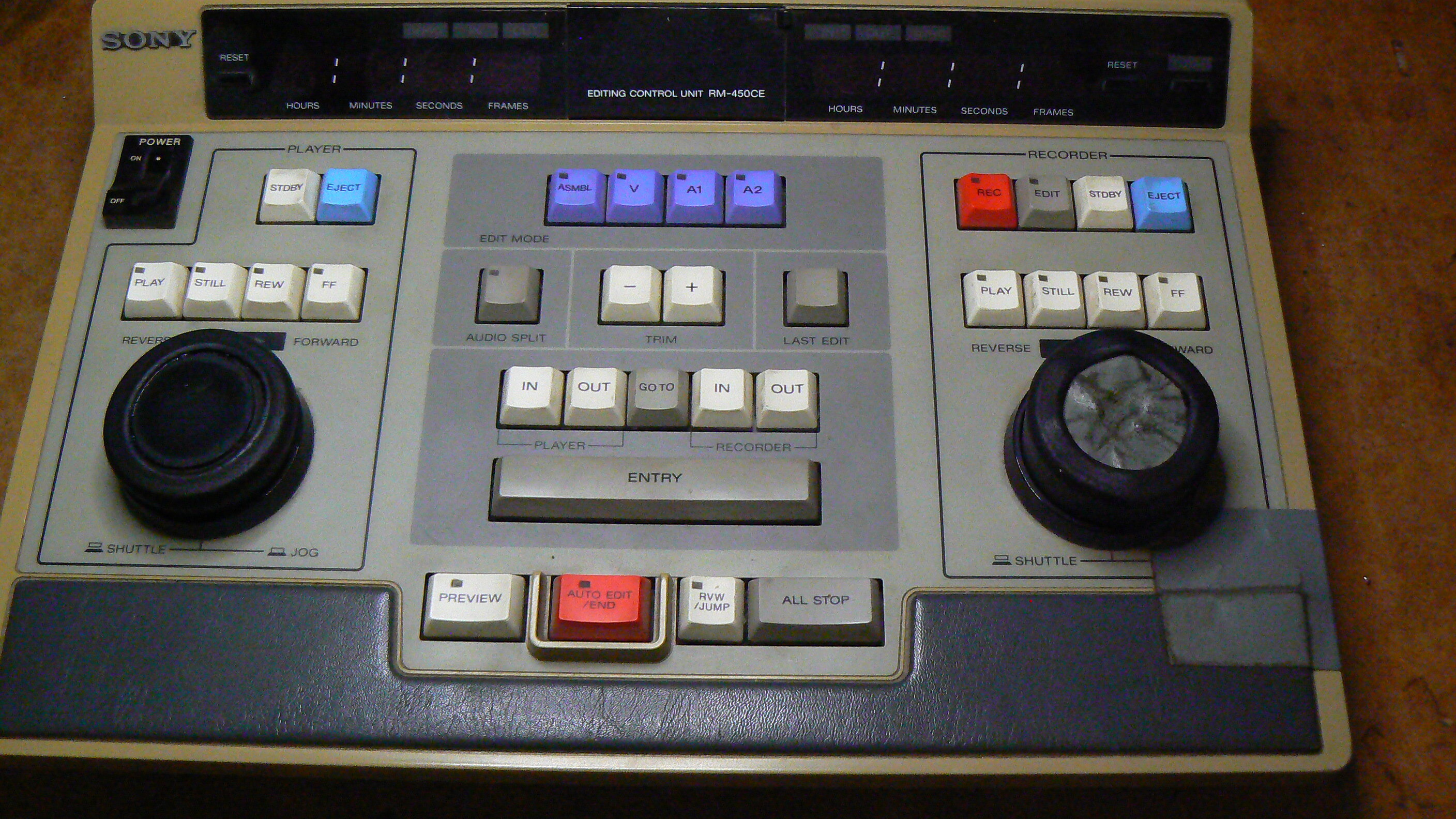 vends Sony RM-450CE montage video annees '80, '90