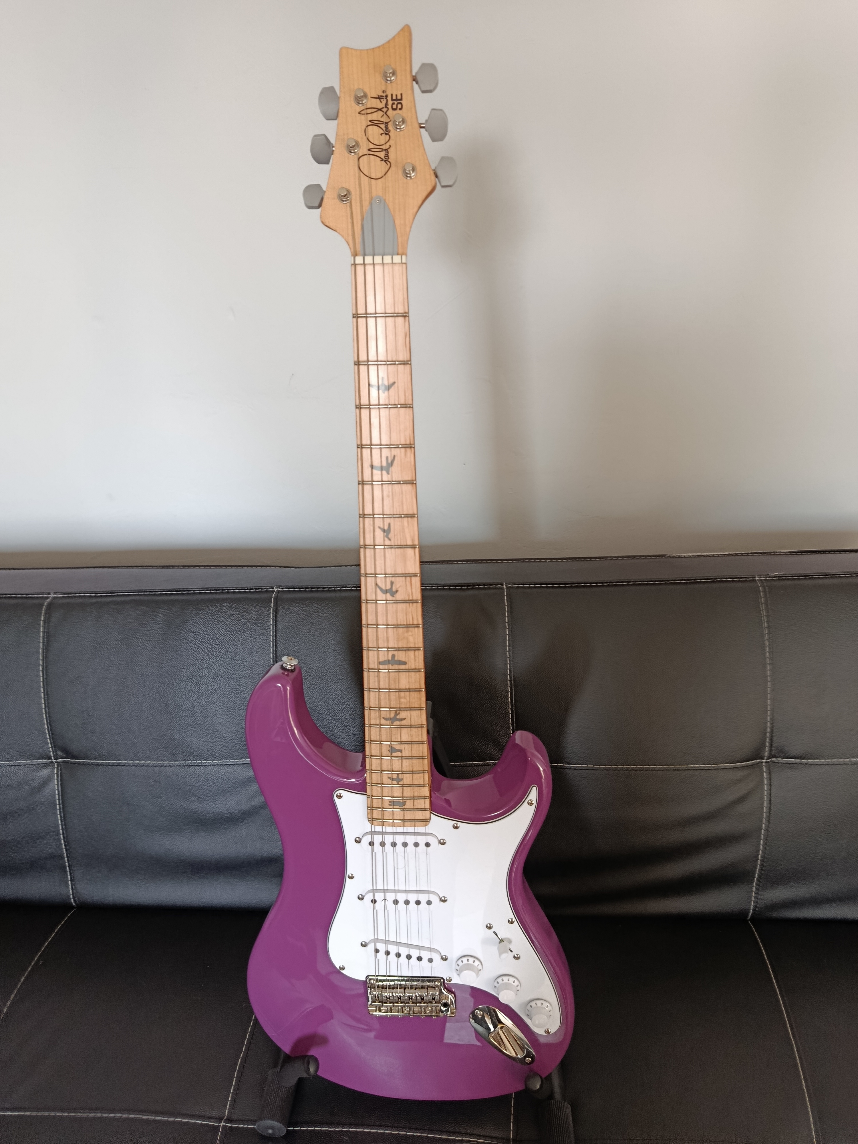Vends PRS SE Silver Sky Summit Purple, excellent état