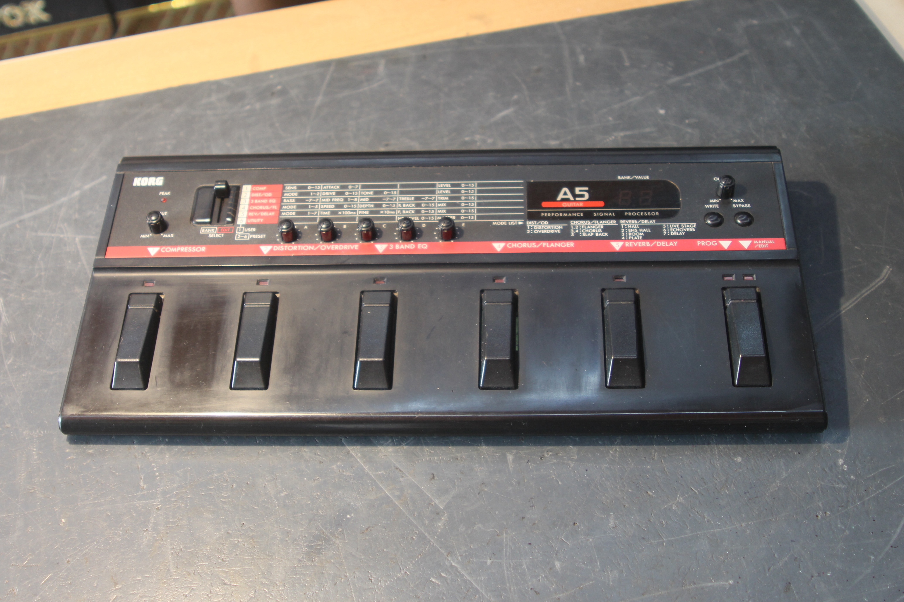 Vends pédalier analog Korg A5