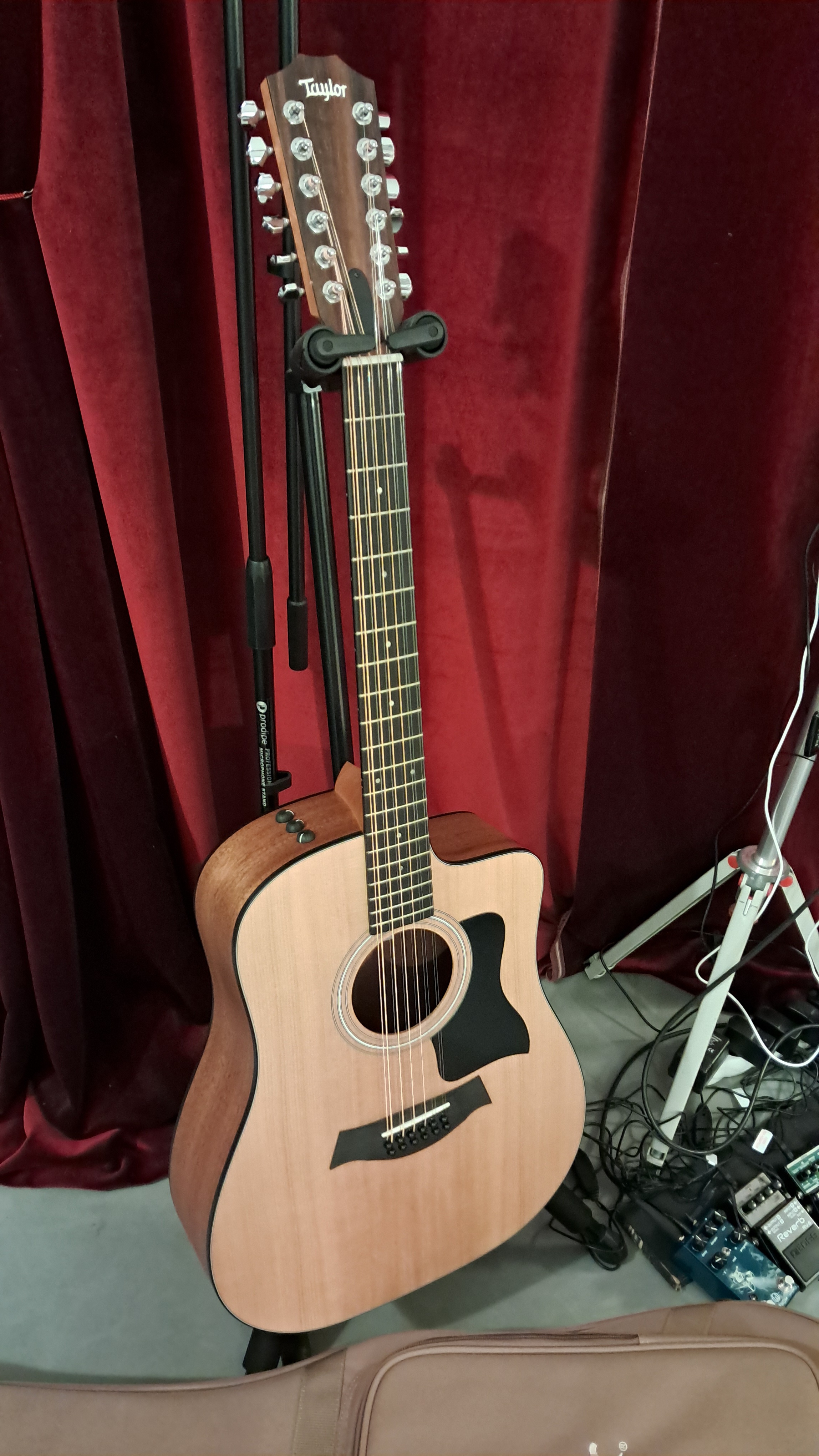 Vends guitare électro-acoustique Taylor 150CE 12Cordes cordes 