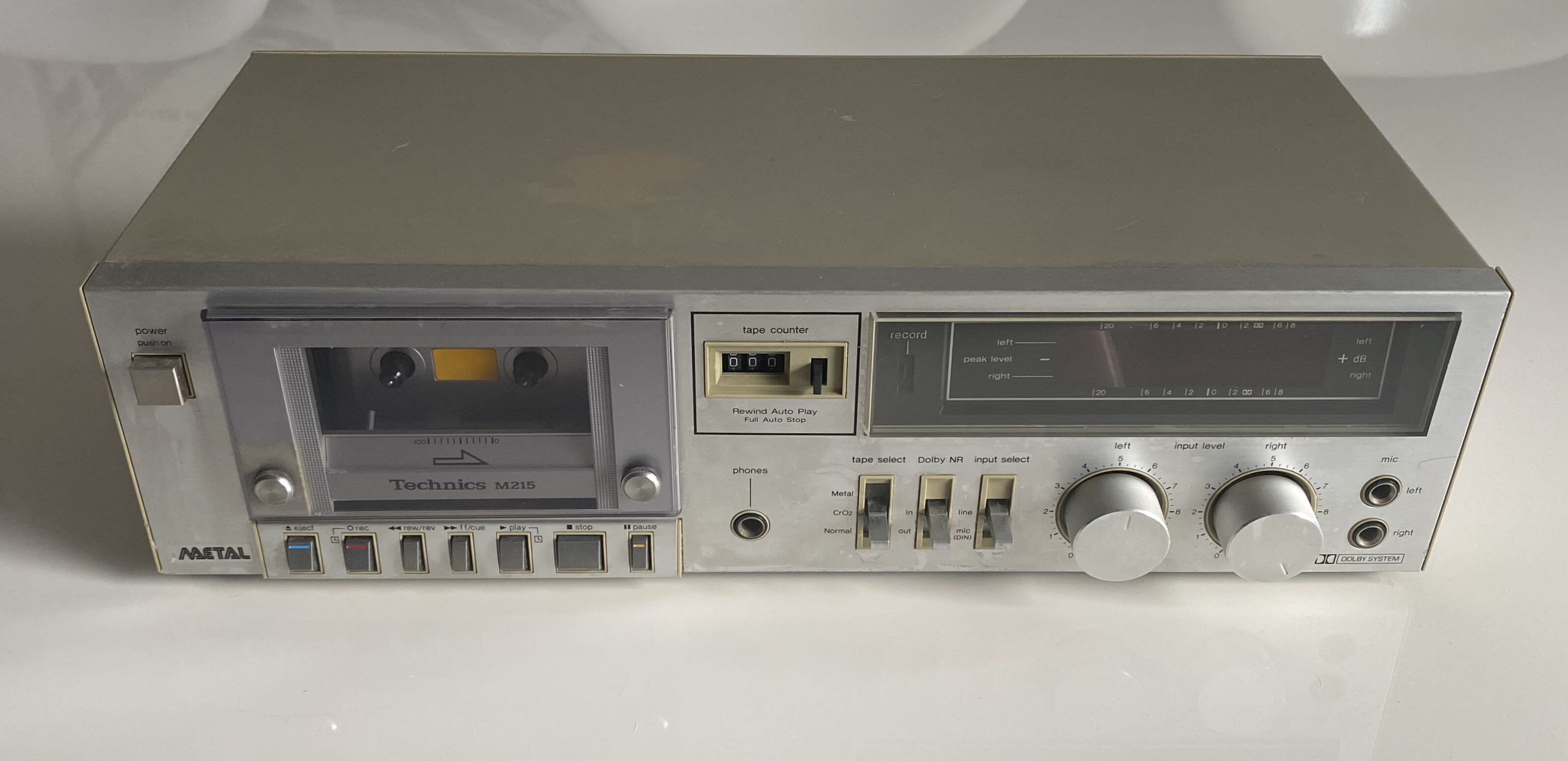 Platine cassettes TECHNICS M215