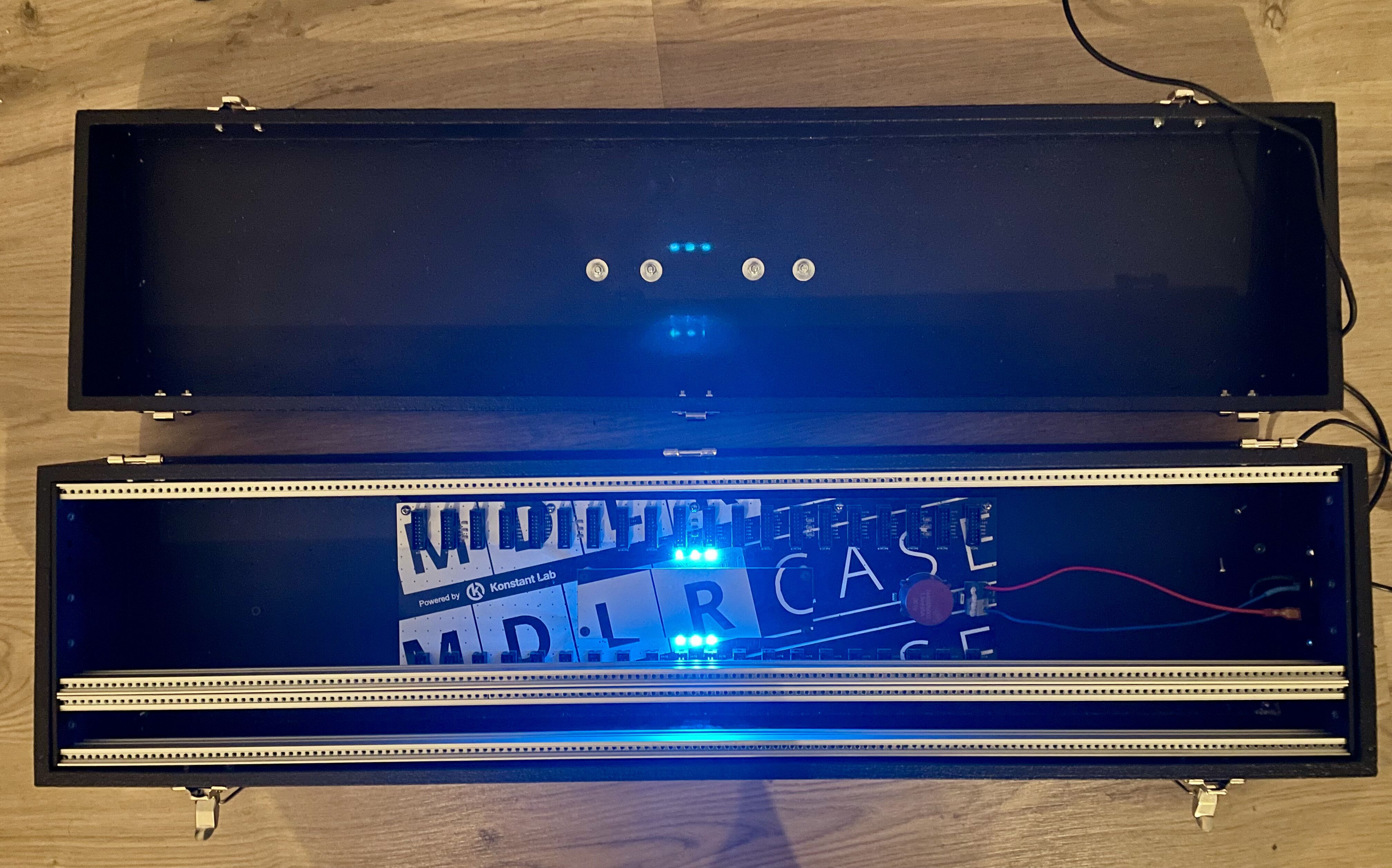 Case Eurorack 3U + 1U Intellijel + Alim Konstant Lab + Brackets Antonus