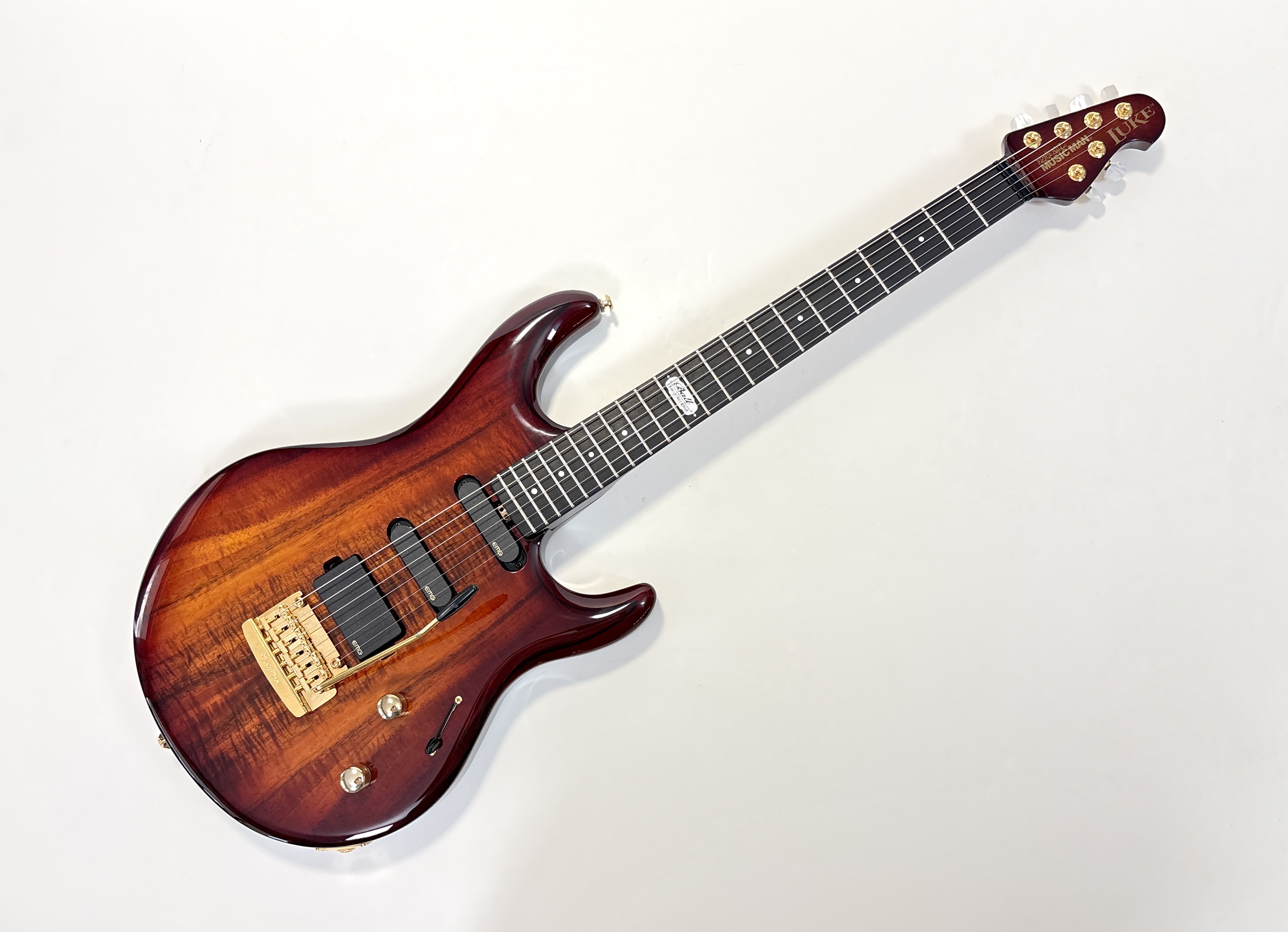 Music Man Luke BFR 2012 Island Burst Koa