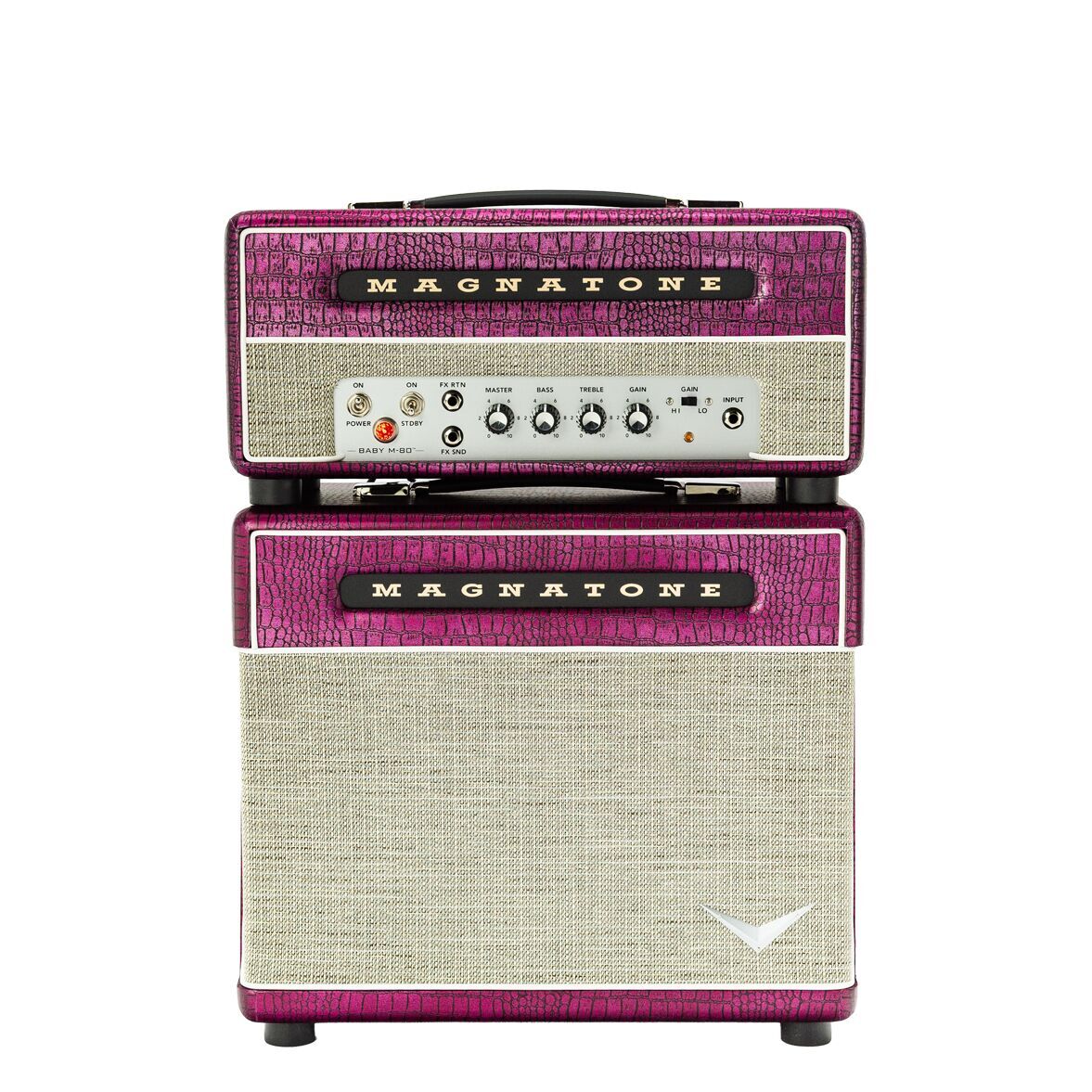 Magnatone Amps Baby M-80 Chrome Grape : Baby M-80 Chrome Grape