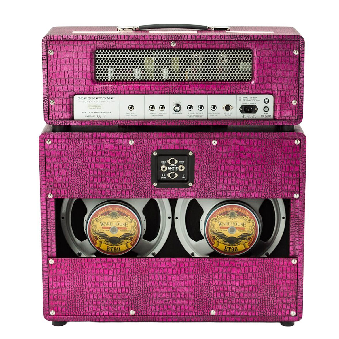 Magnatone Amps Super Fifty-Nine M-80 Chrome Grape : Super Fifty-Nine M-80 Chrome GrapeREAR