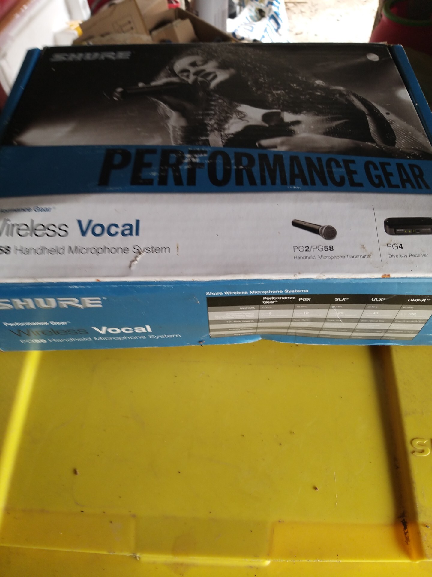micro shure boite