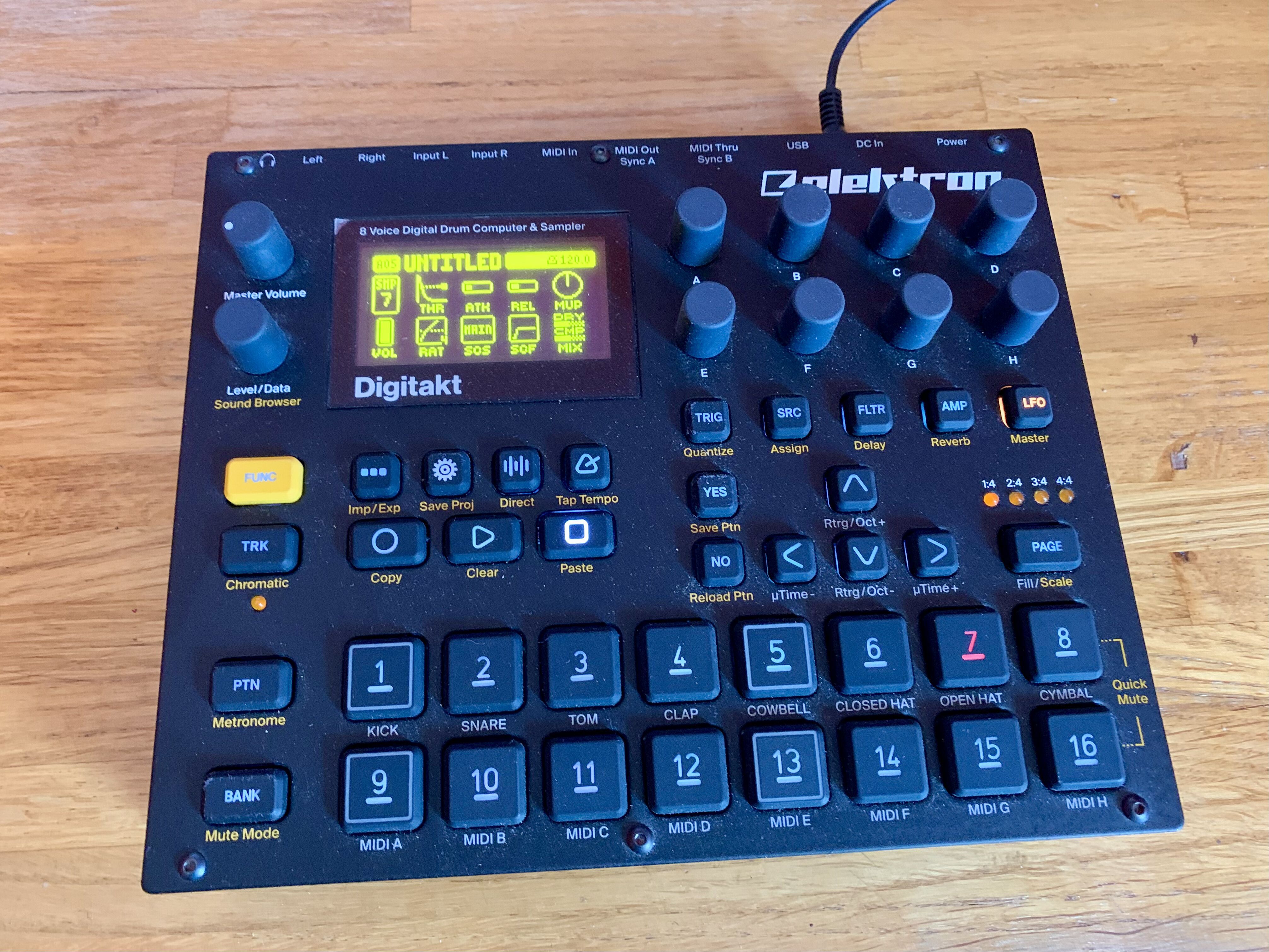 Vends Digitakt en très bon état