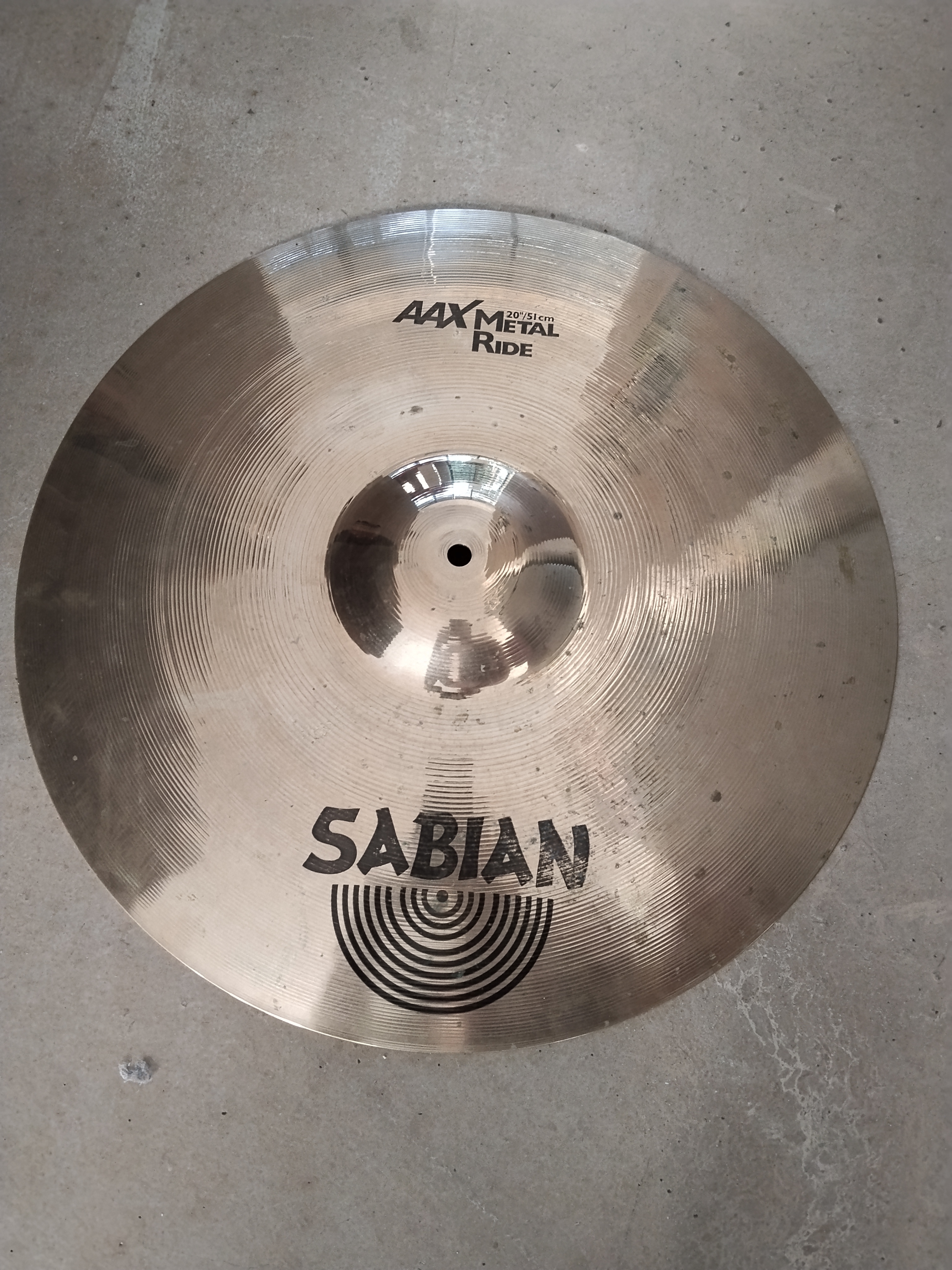 Vends Sabian AAX Metal ride 20"