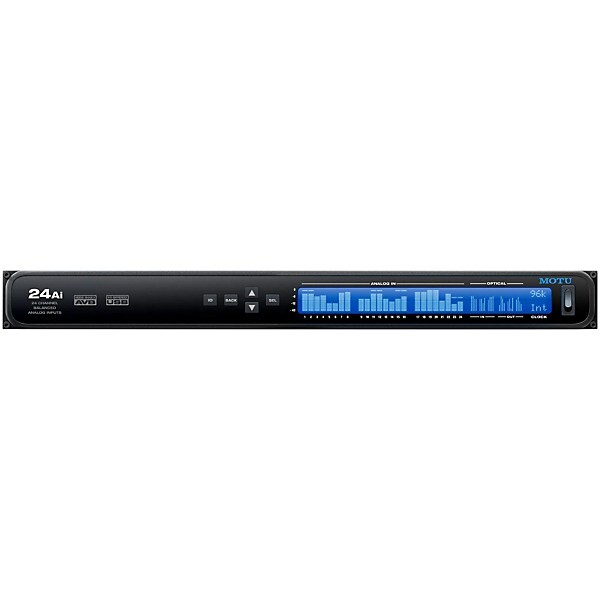 Motu 24ai, interface 24in AVB