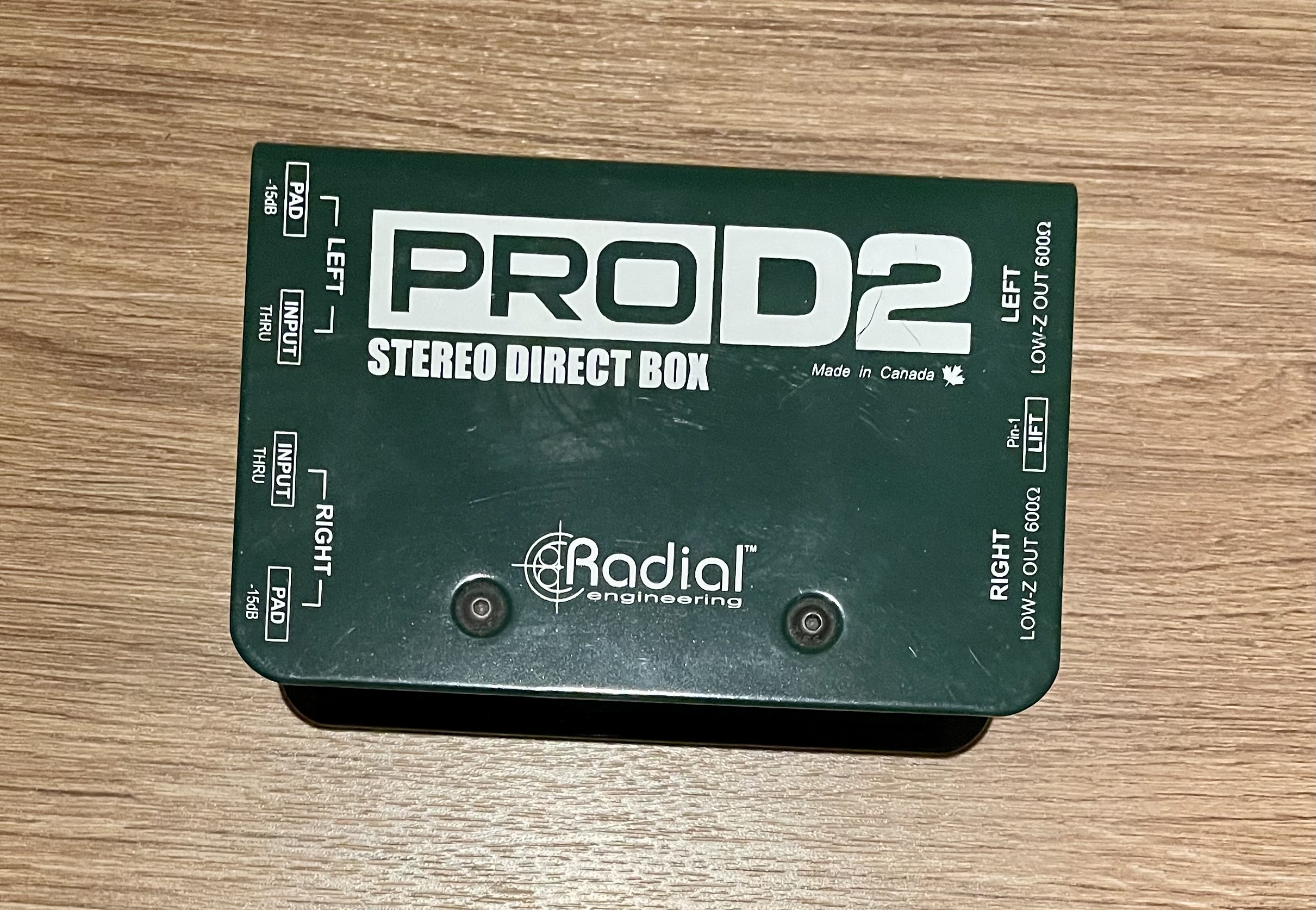 DI Radial Pro D2
