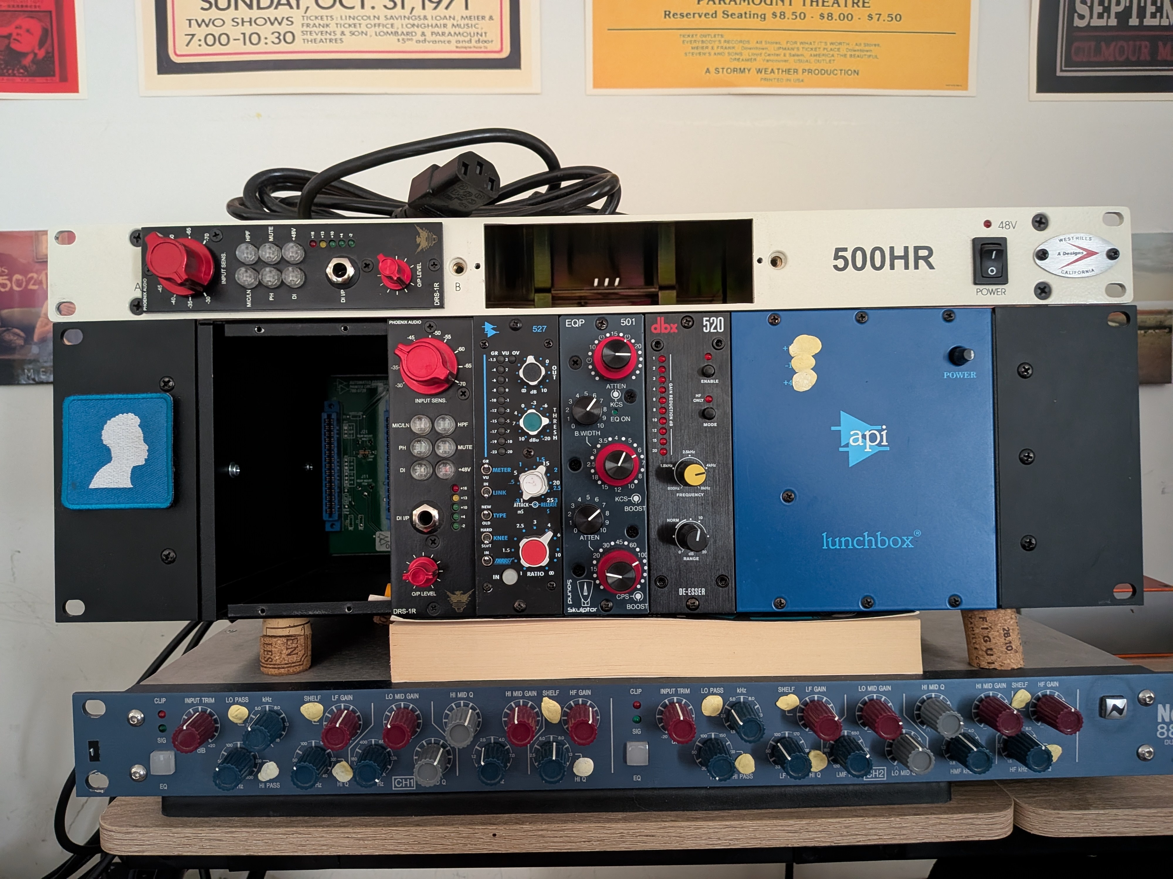 Vds module 500 rare, 2 unités en rack 19"