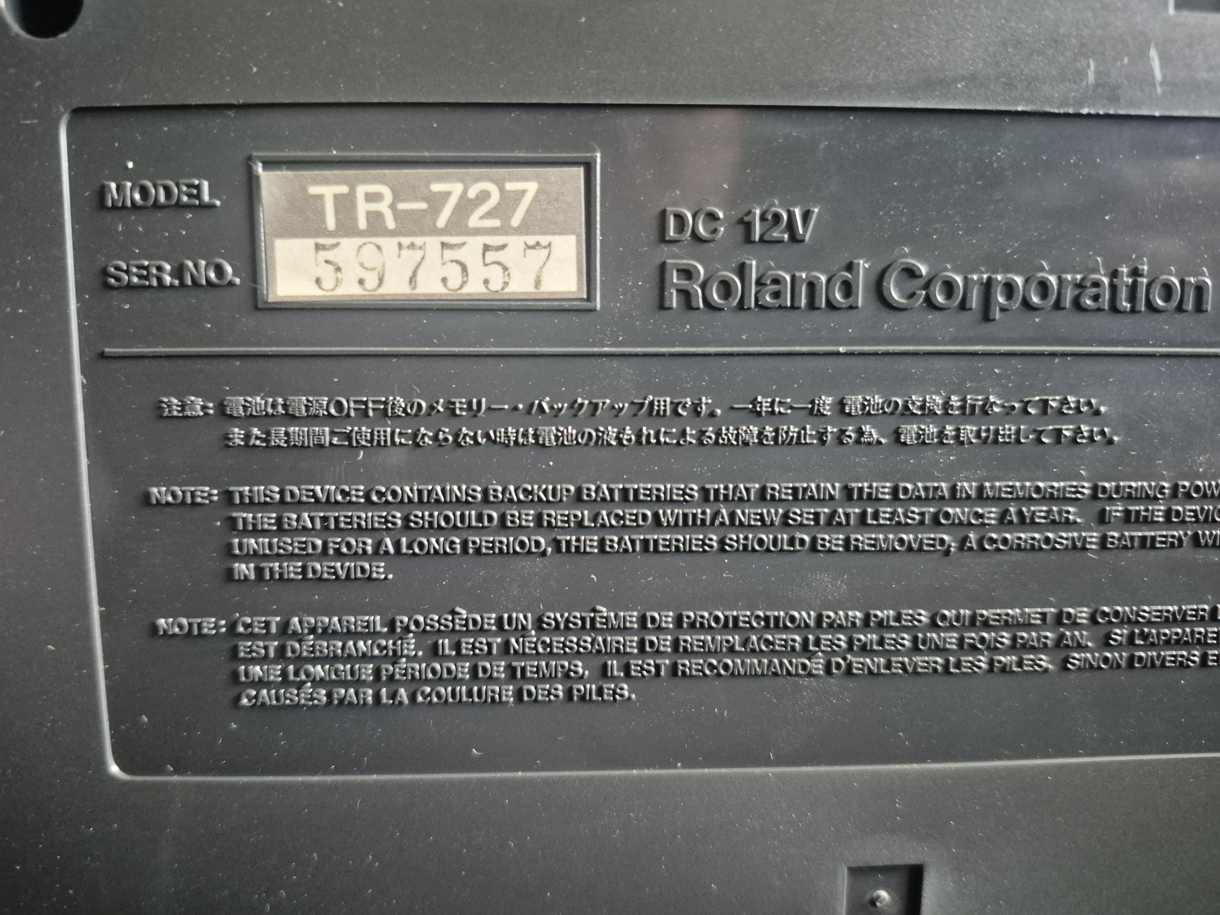 Roland TR-707 (70102)