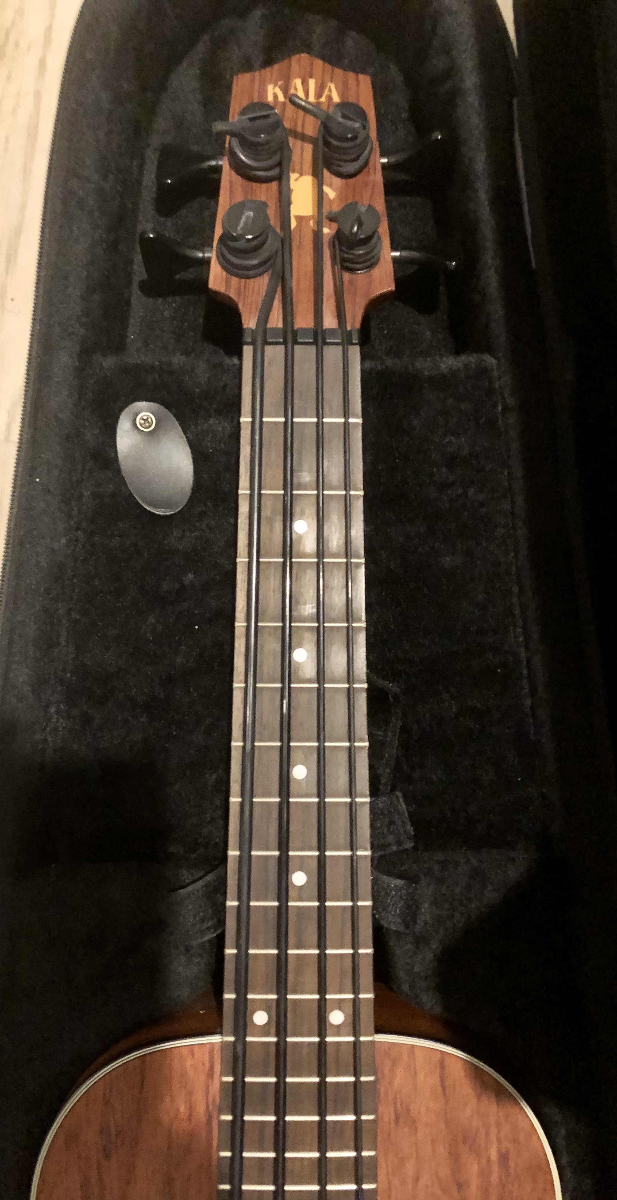 Kala UBASS-EM-FS Exotic Mahogany U-Bass (16649)