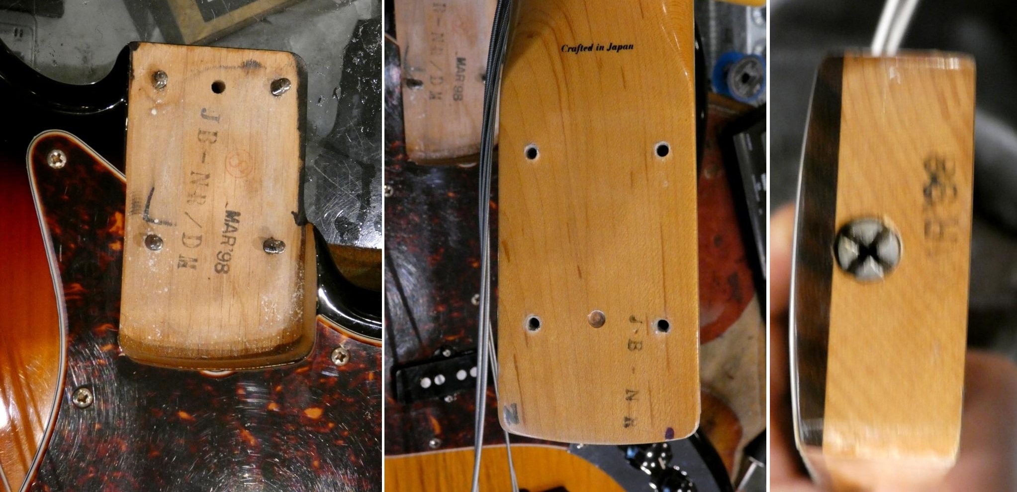 fender jazz bass JB65-115NR 3ts 1998 limited edition Noël REDDING japon japan import (32)