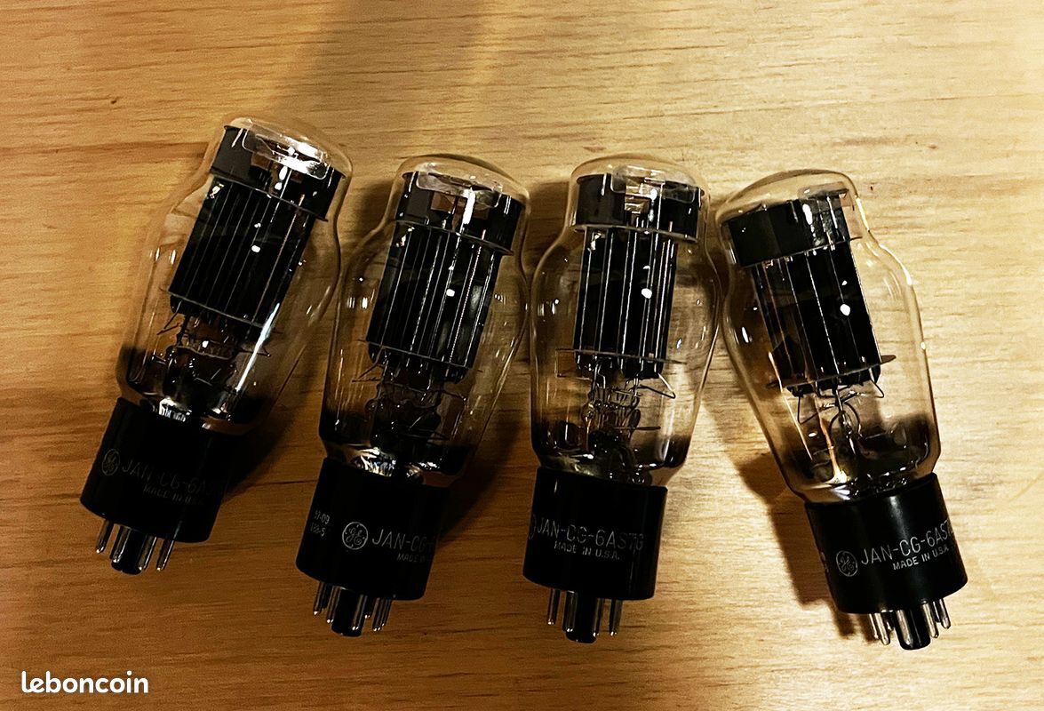 TUBES GE (general electric) JAN-CG 6AS7G x 4