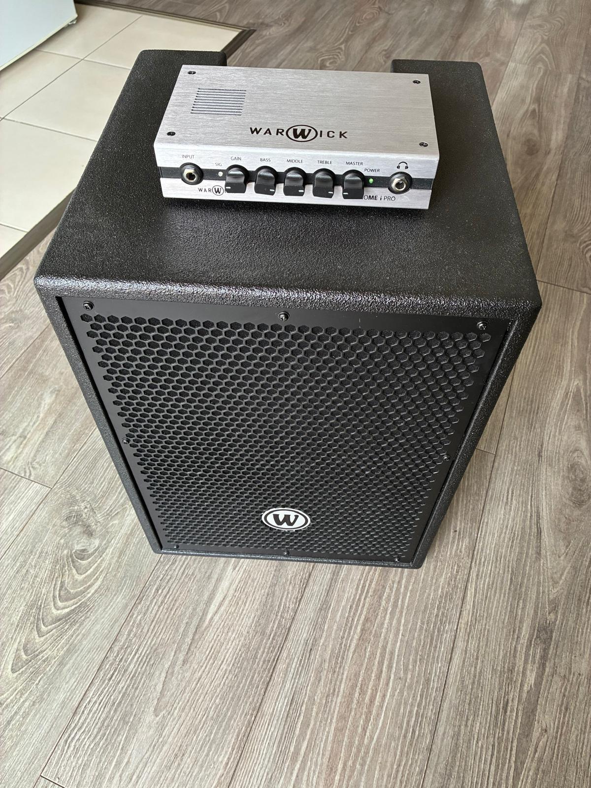 Vends tête d'ampli Warwick Gnome i Pro et cab Warwick Gnome Pro 12/4
